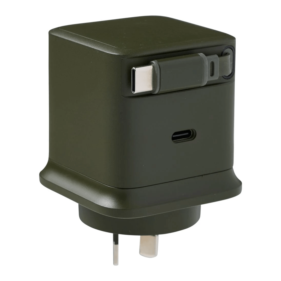 2 Otto OnTheGo 65W GaN Wall Charger w/ Rectractable Cable Green, 2 of 5