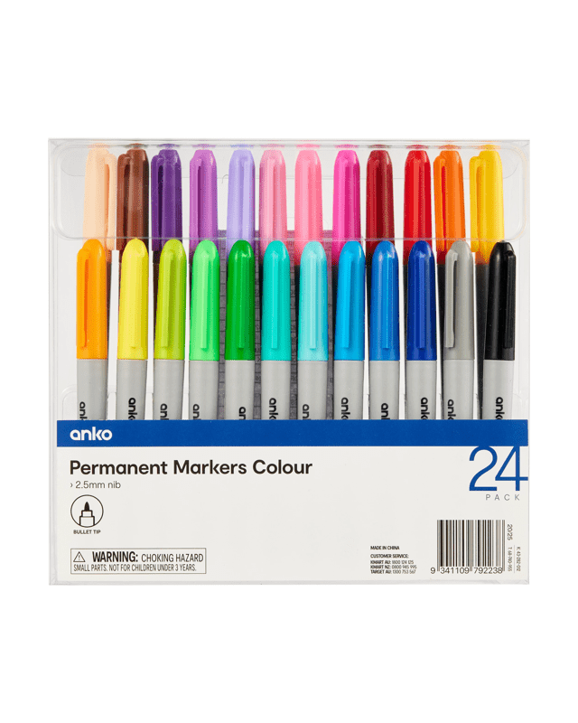 24 Pack Permanent Mar