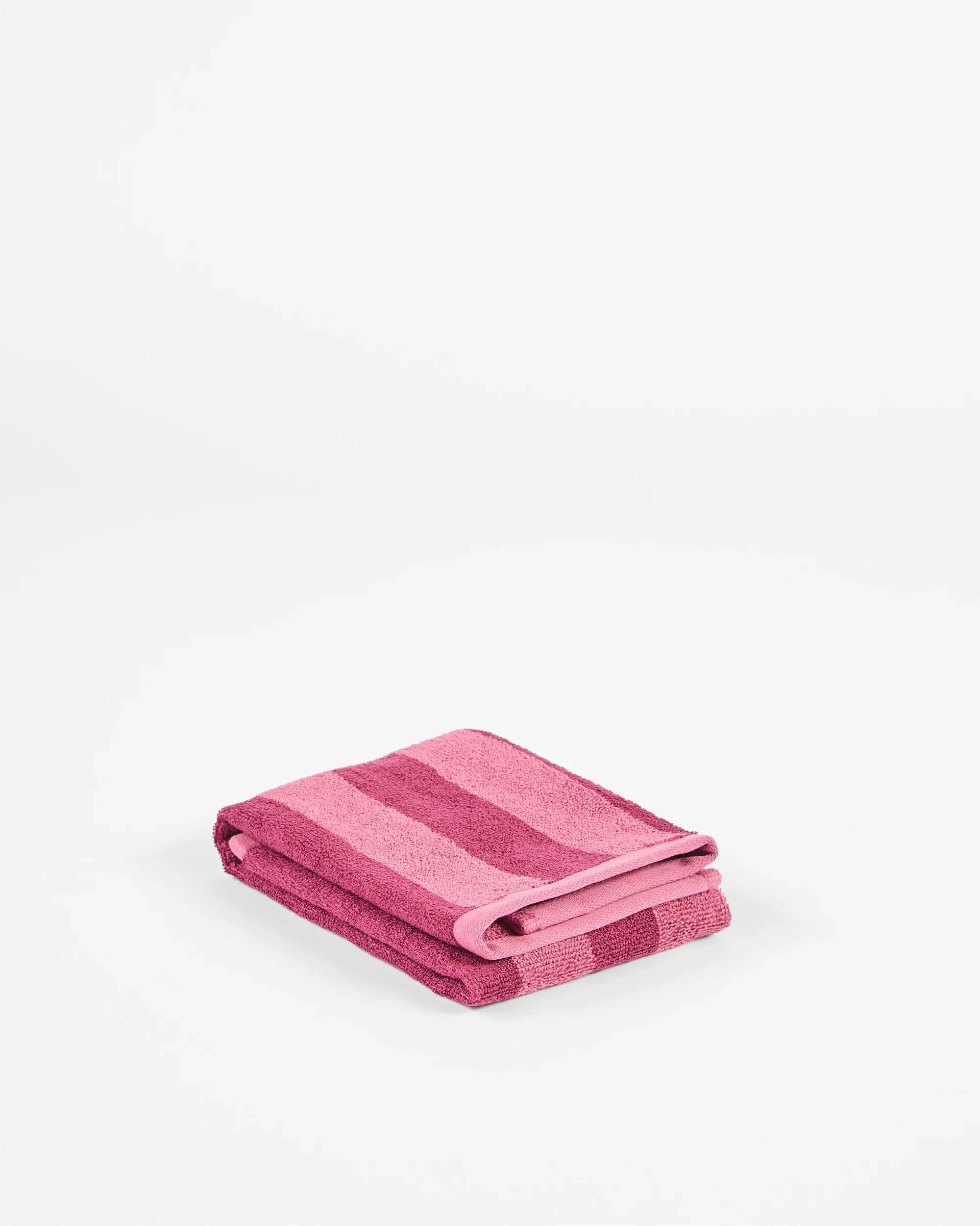 1 Target Australian Cotton Blend Logan Stripe Hand Towel - Purple, 1 of 3