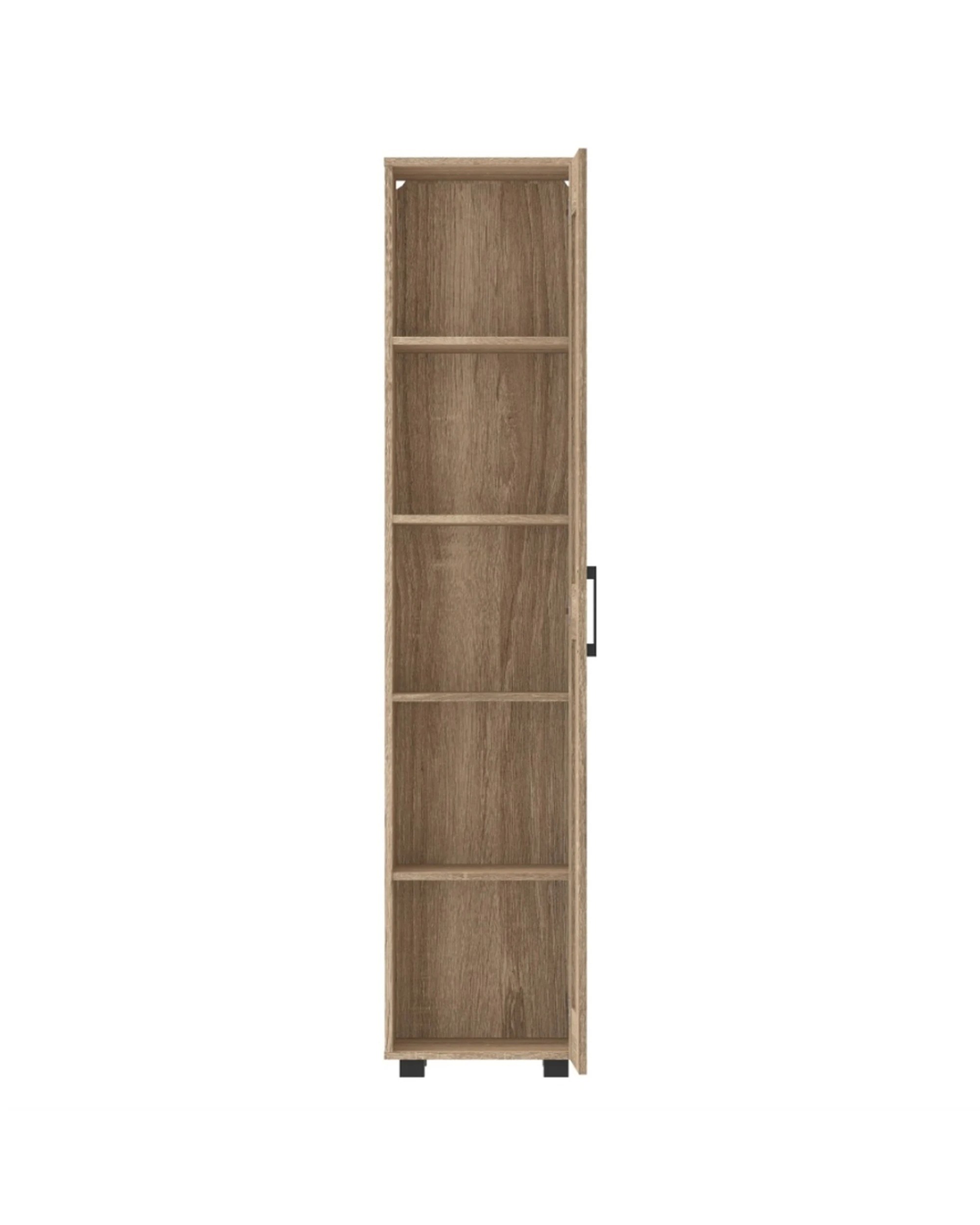 5 Alpine Bay Montreal Cupboard Single Door Tall Storage Unit Light Sonoma Oak - Brown, 5 of 7