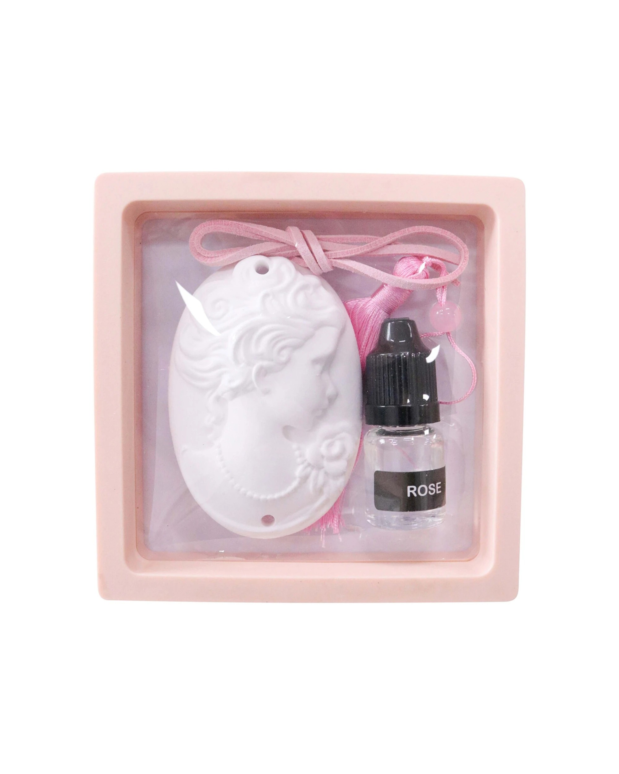 2 LVD 6 Pack Ceramic Plastic Scented Hanger Rose Oil Wardrobe Freshener - Multi, 2 of 2