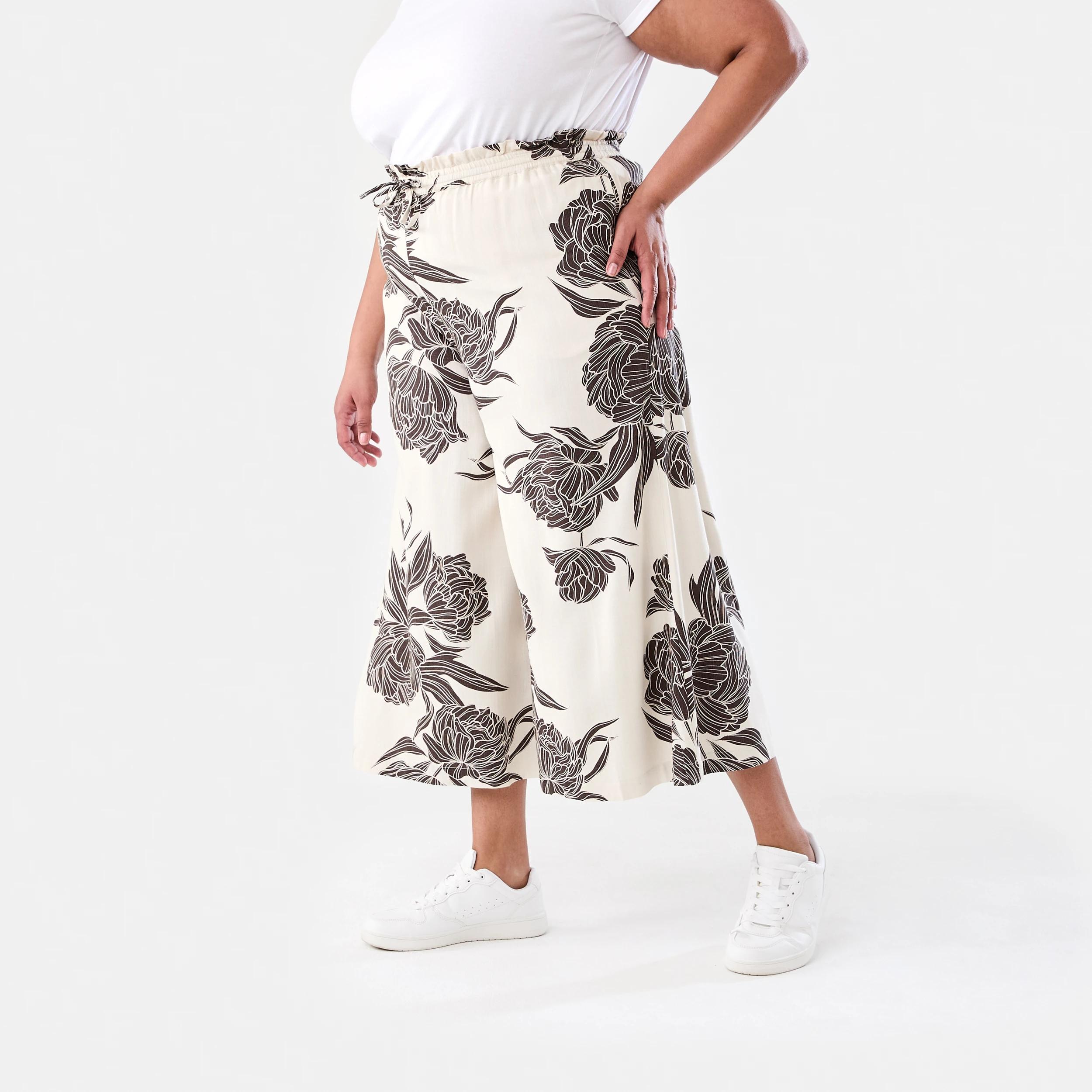 2 Curve Swing Culottes Choc Flrl, 2 of 6