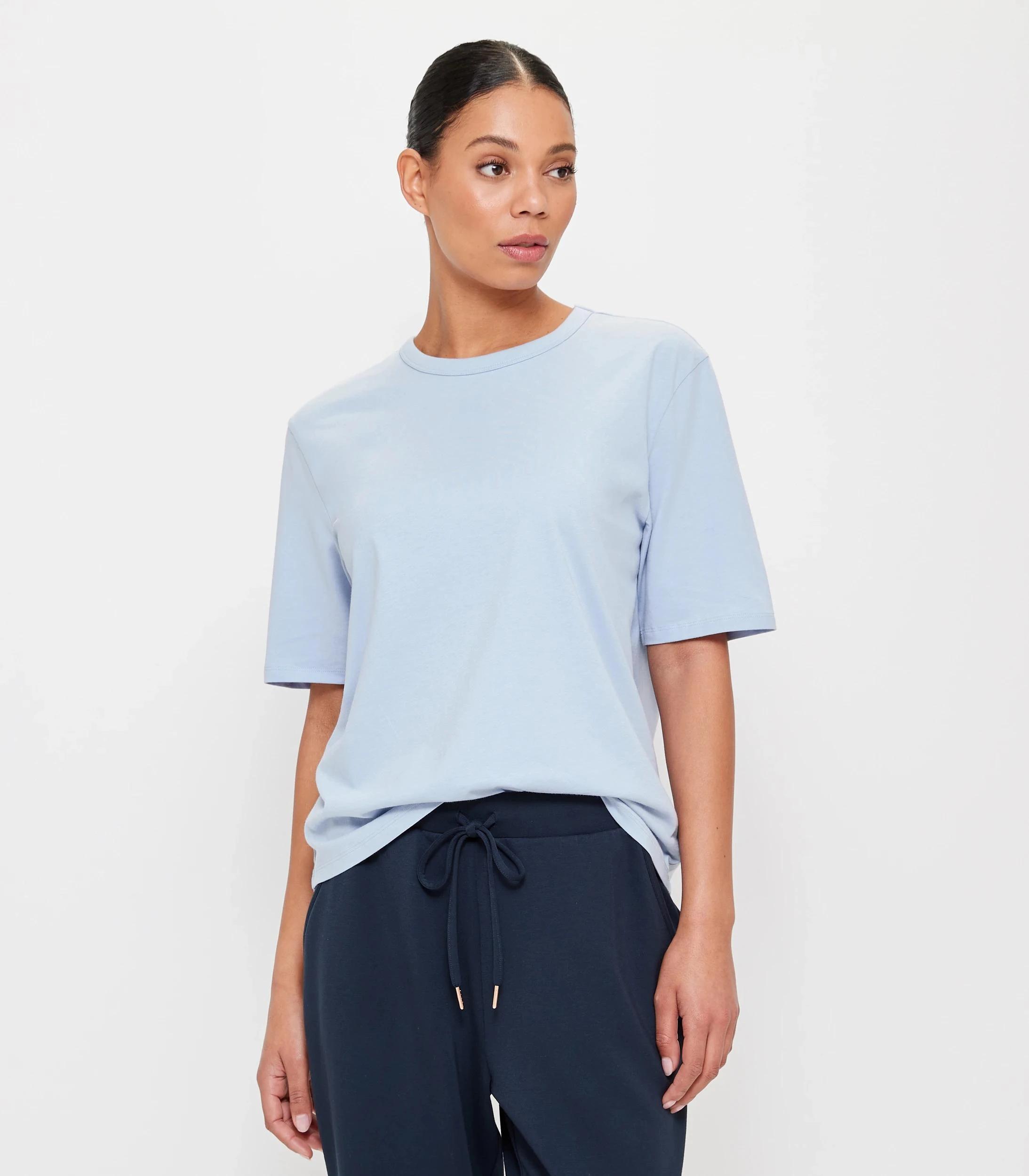 6 Target Woman Australian Cotton Sleep Core T-Shirt BLUE, 6 of 6