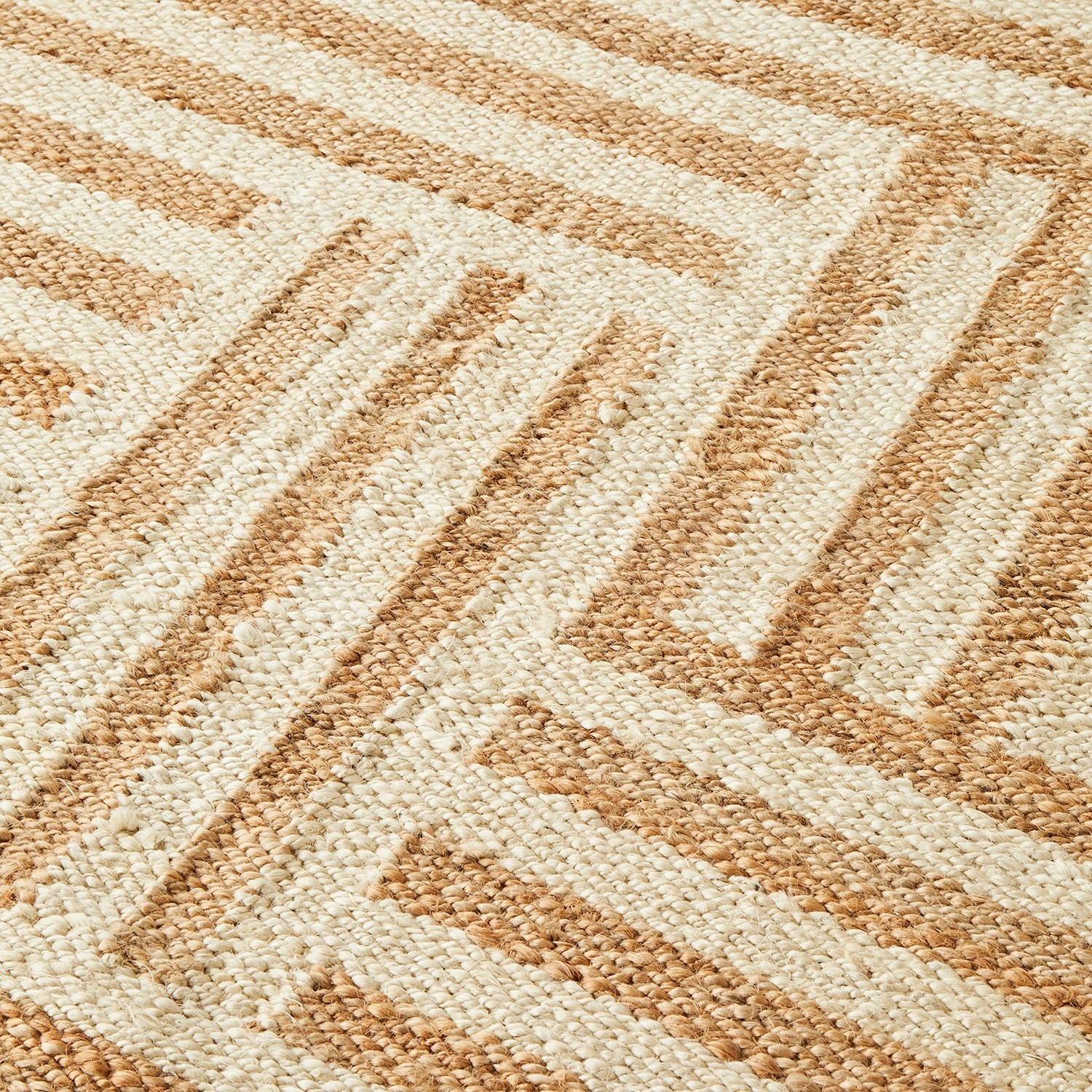 7 Common Ground Rugs Kalahari Arman 280x190cm - Large Hand Woven Jute Floor Rug - Beige, 7 of 8