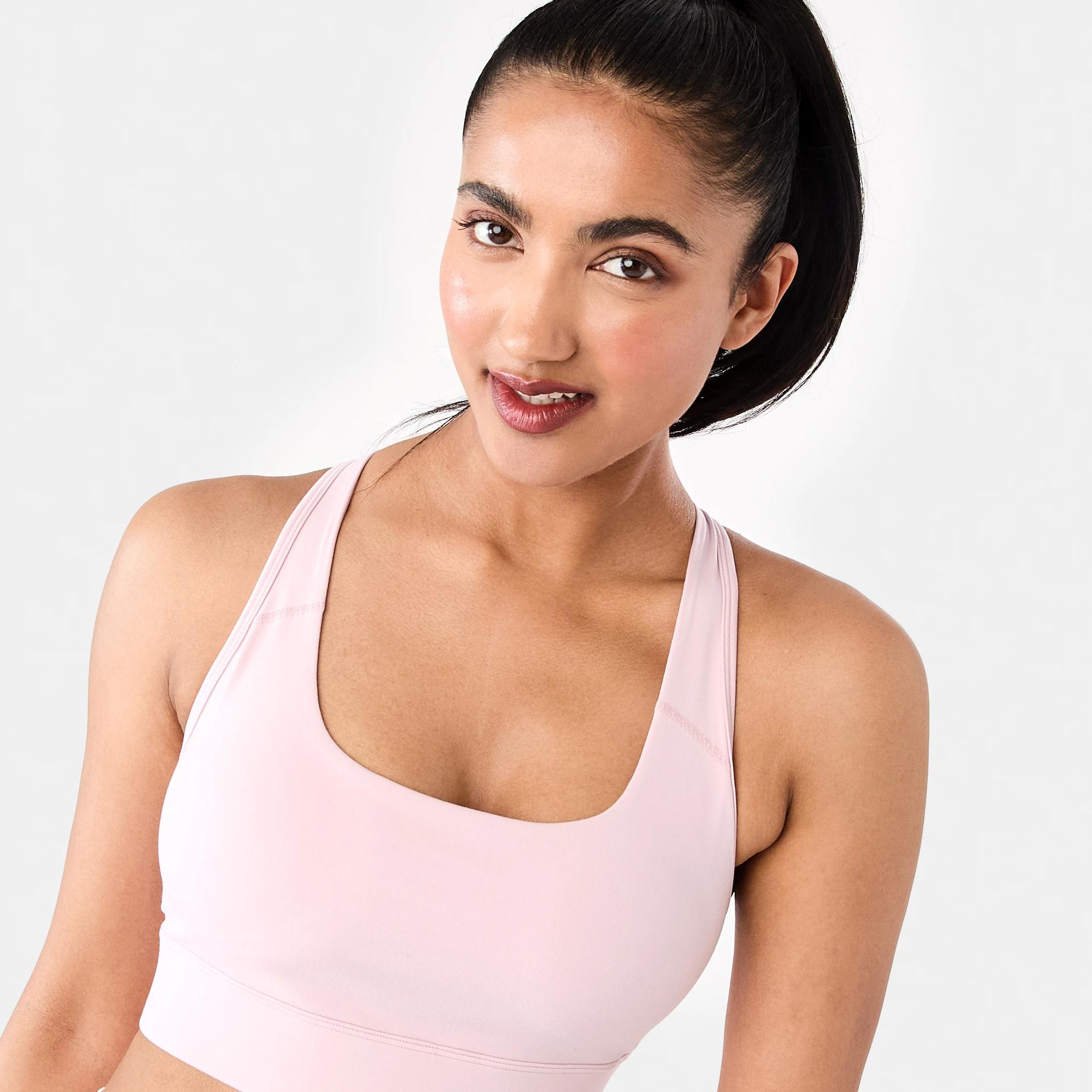5 Active Womens Performance Crop Top AURA PINK, 5 of 10