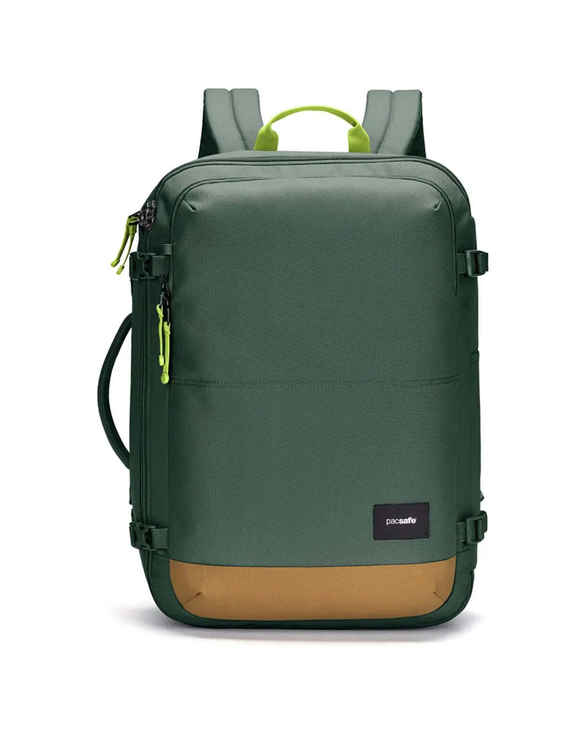 1 Pacsafe GO 34L Anti-Theft Carry-on Backpack Lockable Zip Tab Travel Accessory Spruce - Green, 1 of 9