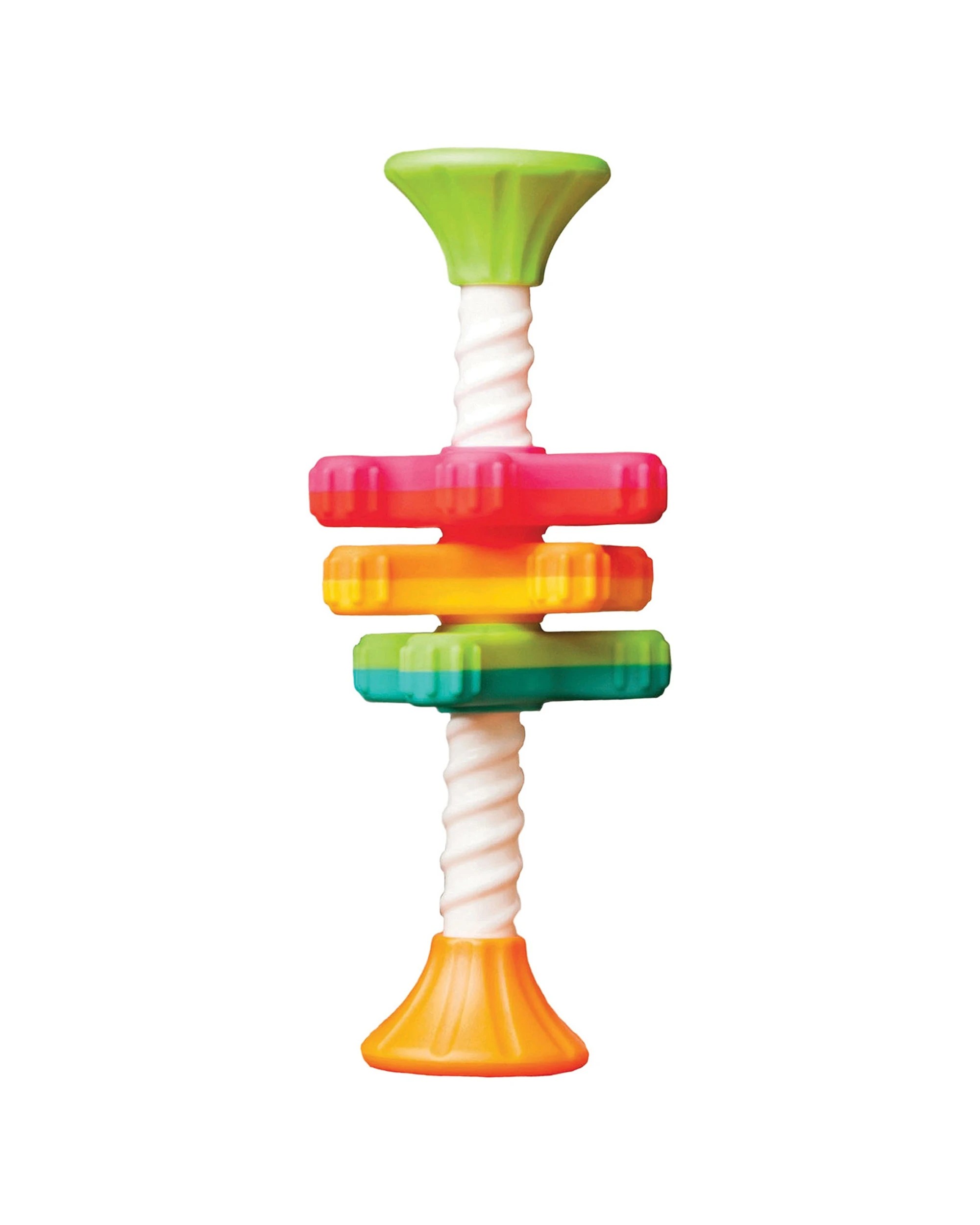 5 Fat Brain Toy Co MiniSpinny Sensory Toy Propellers Spin Down Corkscrew - Multi, 5 of 8