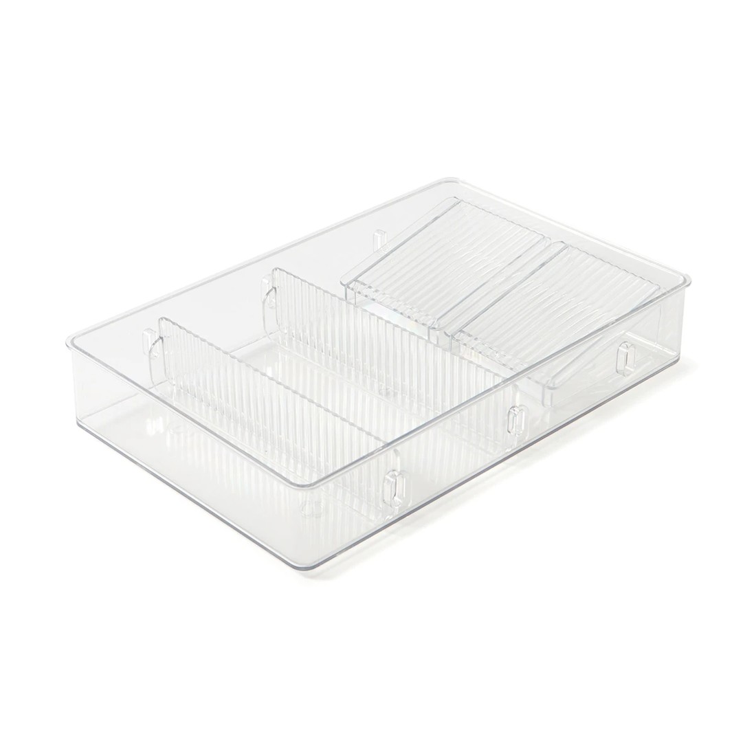 4 Large Drawer Organiser - Clear, 4 of 10