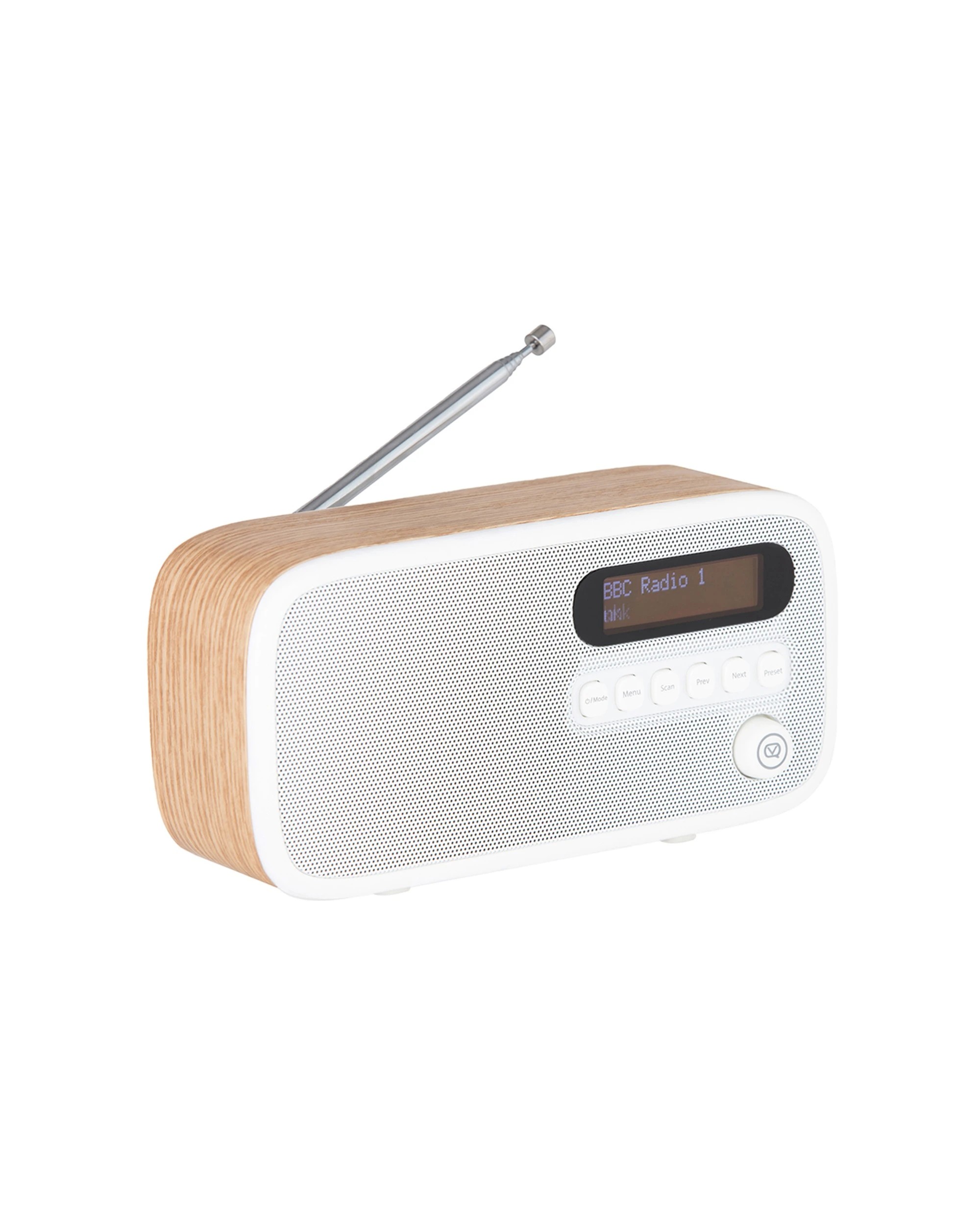 3 VQ Dexter DAB And DAB Plus FM Radio Bluetooth Rechargeable Battery Portable - Brown, 3 of 4