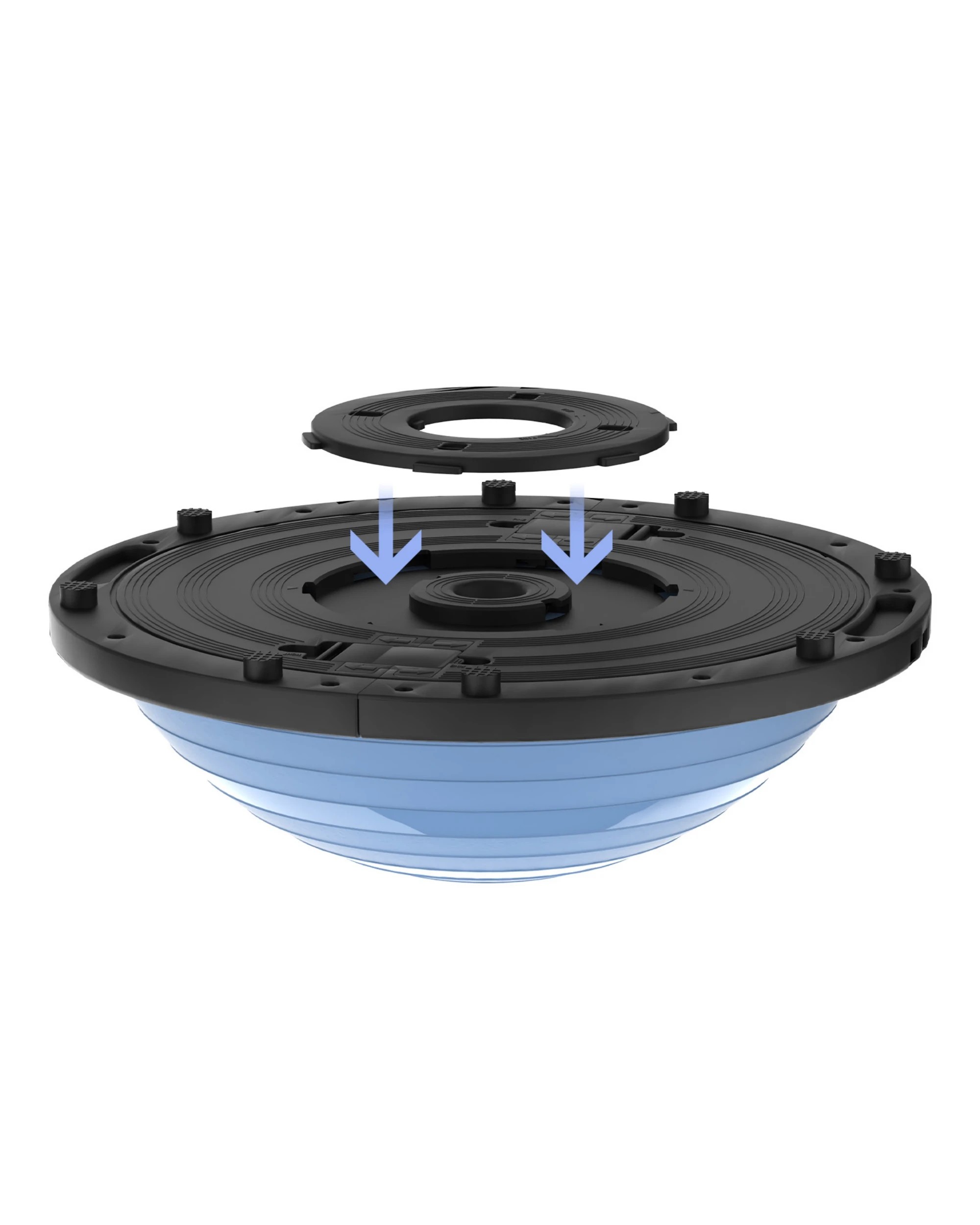 4 Advwin Folding Balance Ball Trainer - Grey, 4 of 7