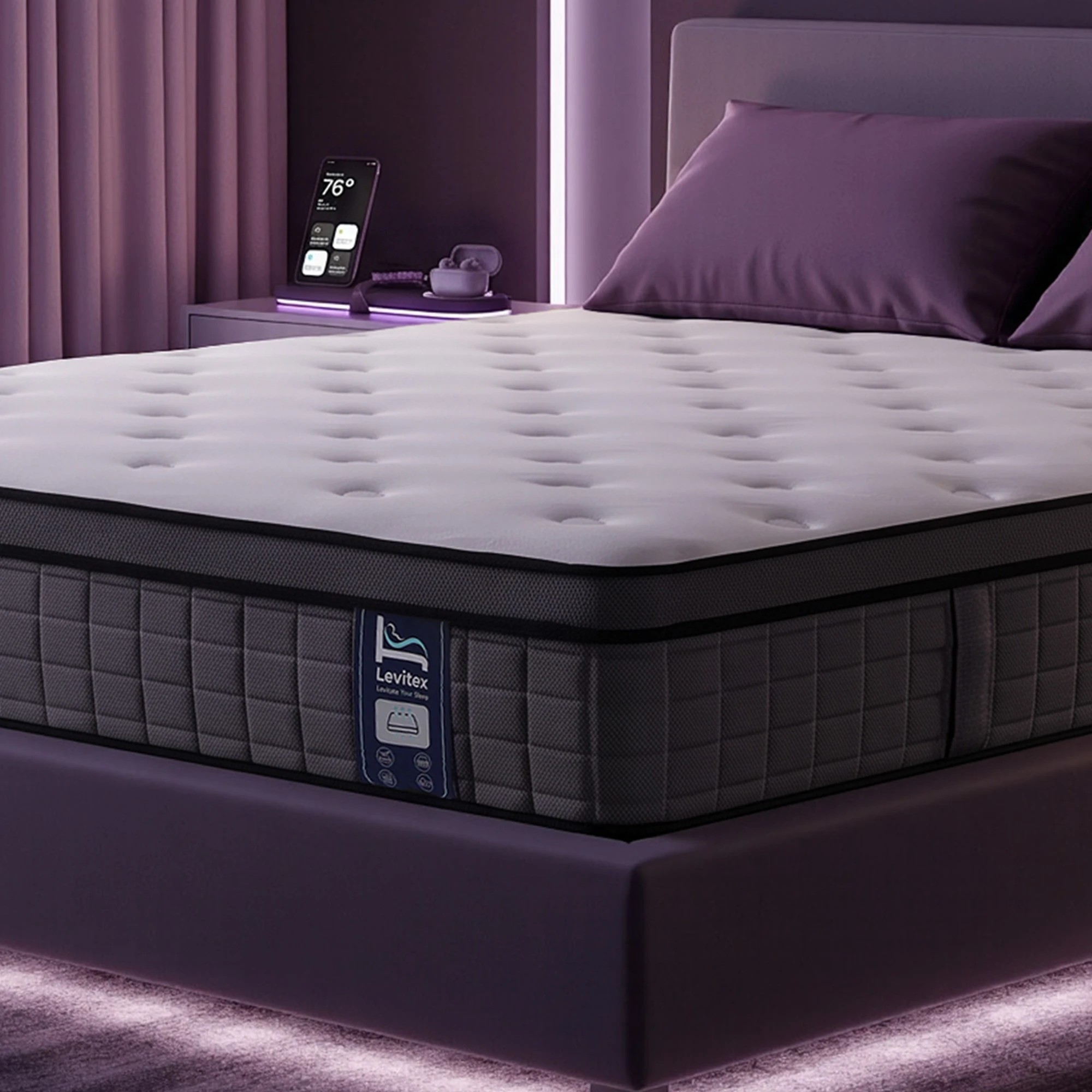 7 Levitex Mattress 5-Zone Pocket Spring Extra Edge Support 30CM - Double Bed - Multi, 7 of 10