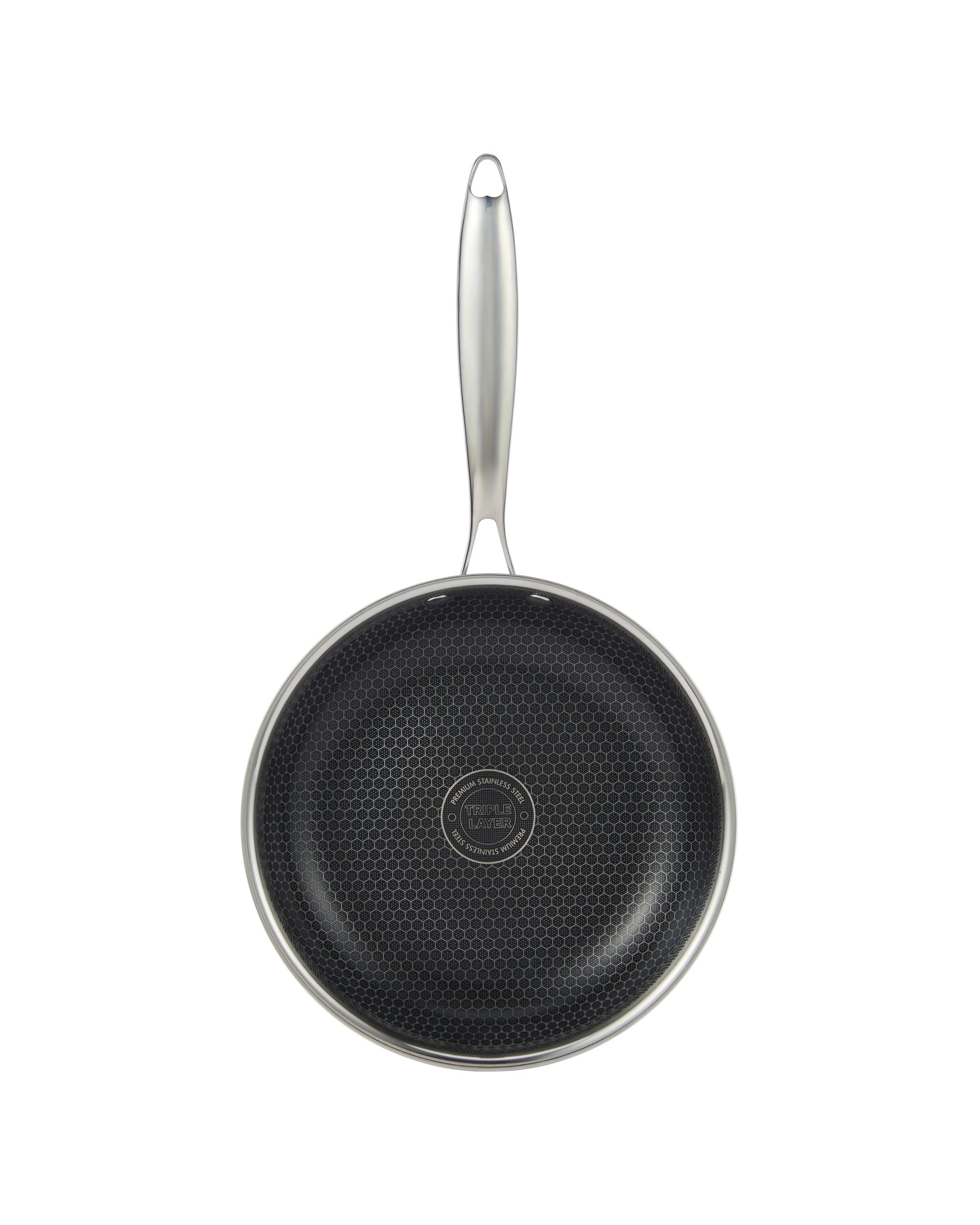 2 24cm Stainless Steel Tri-Ply Honeycomb Frypan, 2 of 7