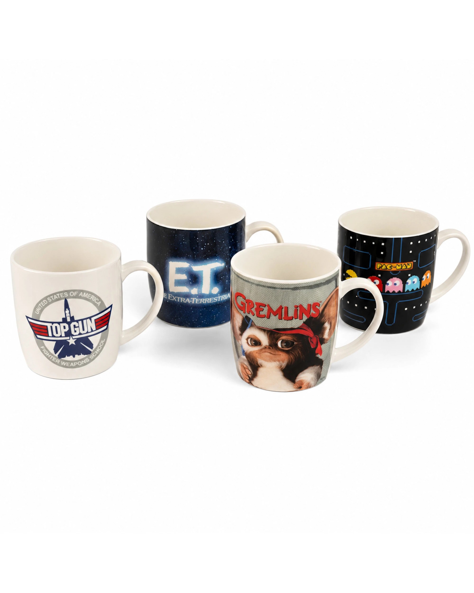 9 BR Home Set of 4 ET, Pacman, Gremlins & Top Gun Ceramic Mugs Licensed Cups, 9 of 9