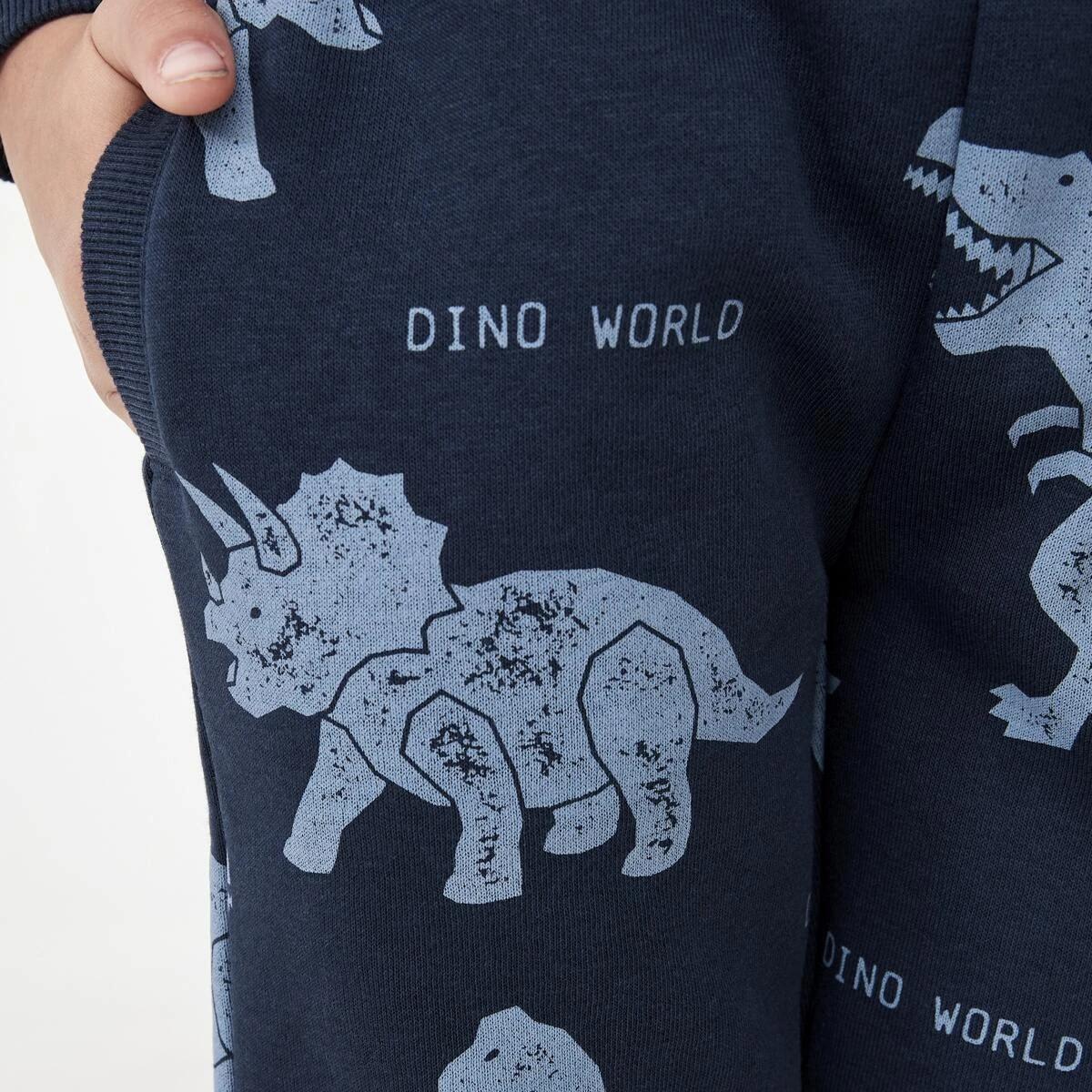 5 All Over Print Trackpants Blu Dino, 5 of 9