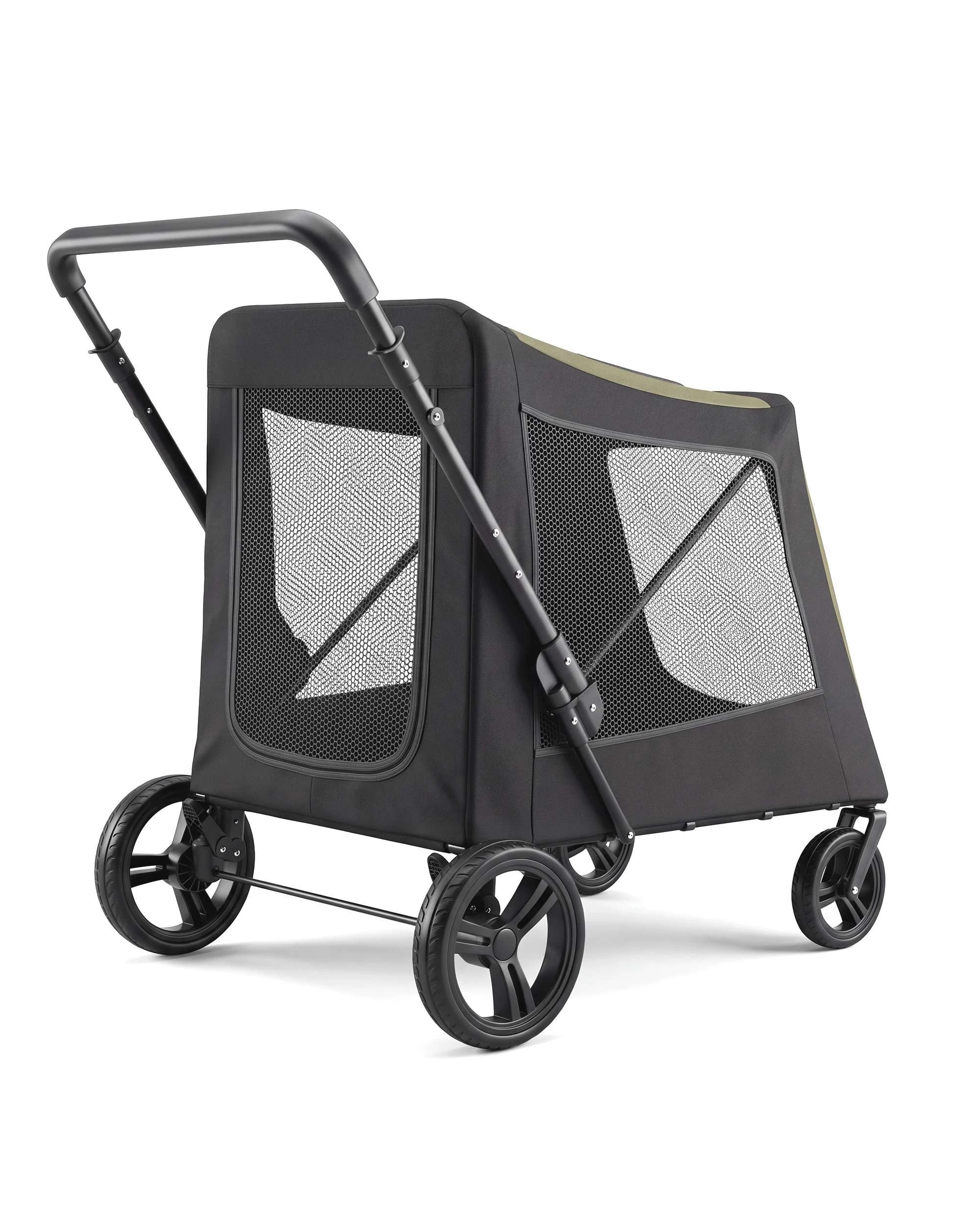 6 Advwin Pet Stroller Dog Pram Large Carrier Cat Travel Foldable Strollers, 6 of 10