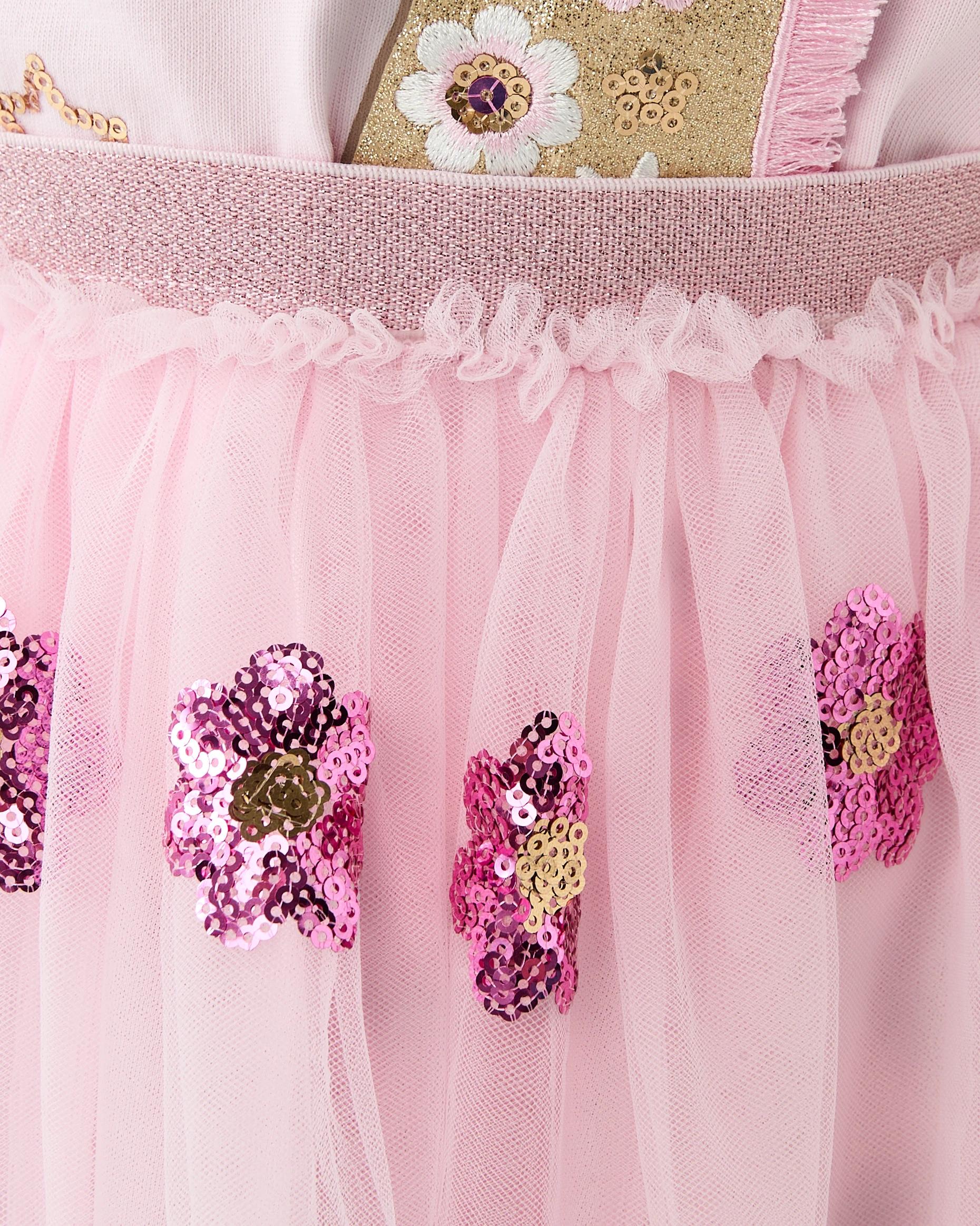 3 Tutu Skirt Pnk Flower, 3 of 6