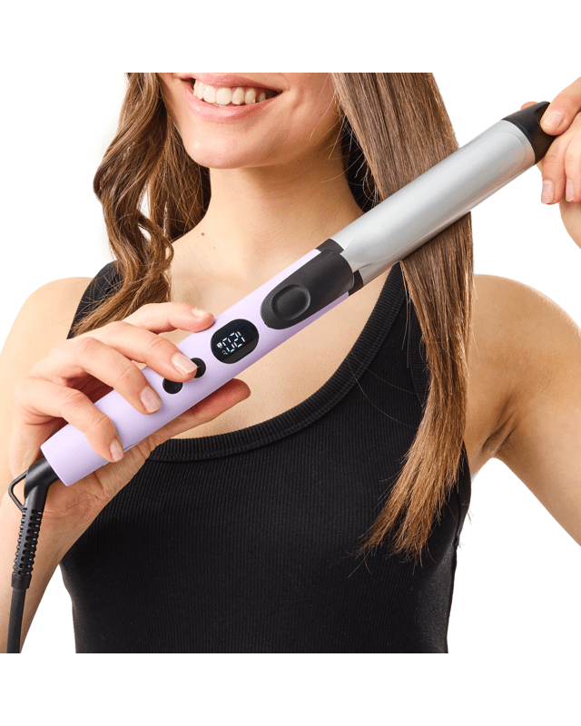 2-in-1 Straightening Curler - Pu