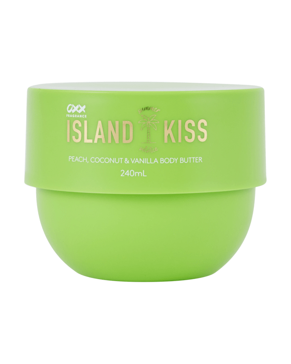 OXX Fragrance Summer Solstice Island Kiss Body Butter 240ml - Peach, Coconut and Vanilla