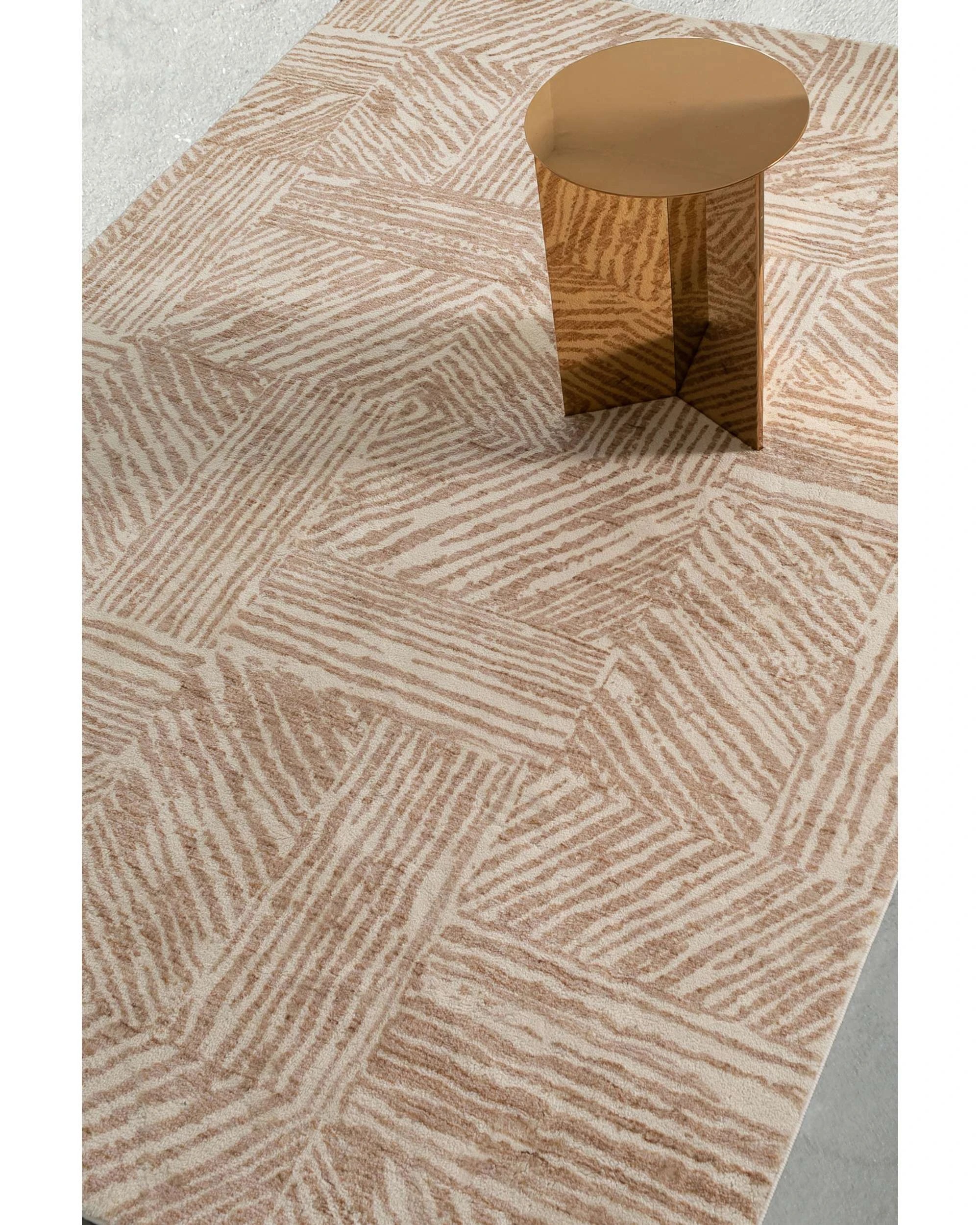 3 Loopsie Chita Geometric Washable Rug-290cm x 200cm - Brown, 3 of 7