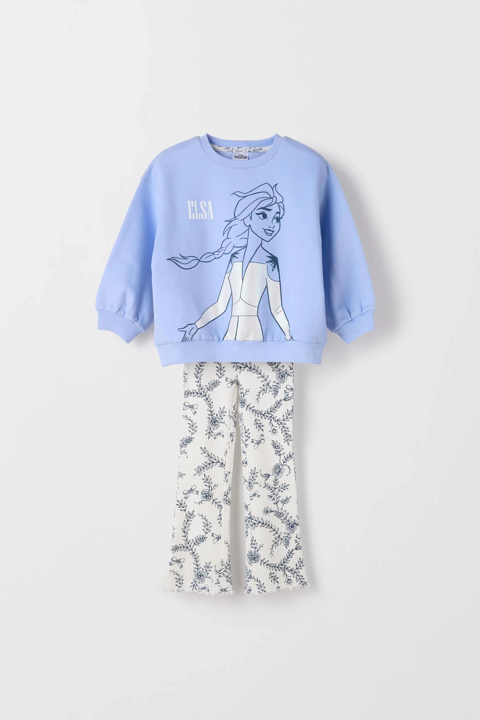 5 Disney Frozen Australian Cotton Blend Sweat Top and Leggings Set , 5 of 6