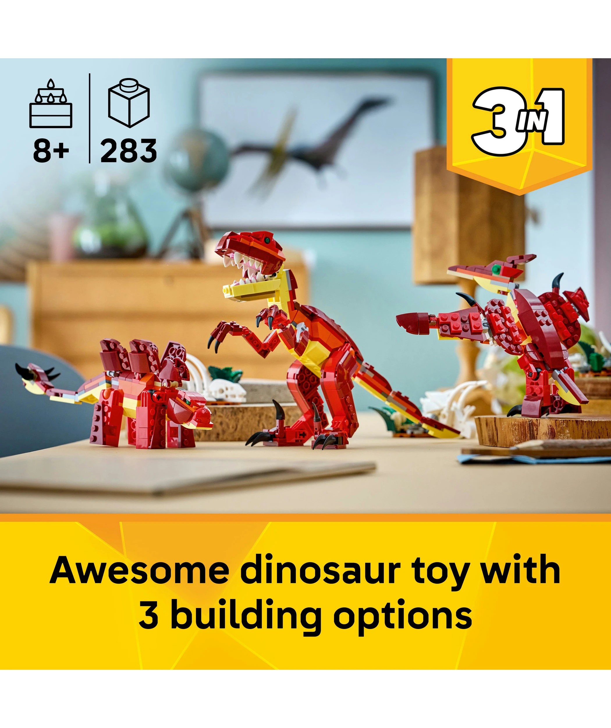 3 LEGO Creator Fierce Dinosaur 31379, 3 of 10