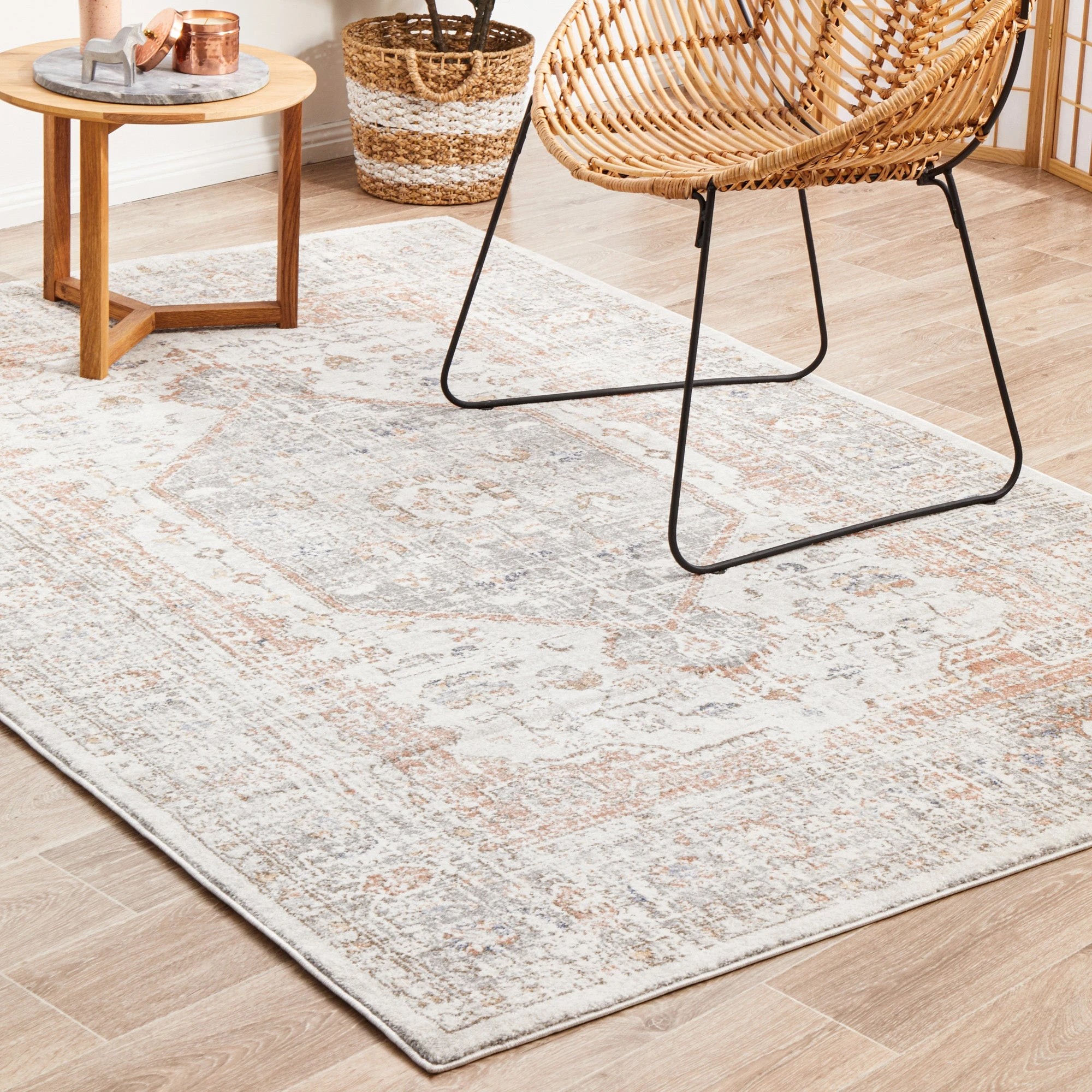 2 Common Ground Rugs Elite Lorissa 330x240cm - Extra Large Floor Rug - White, 2 of 9