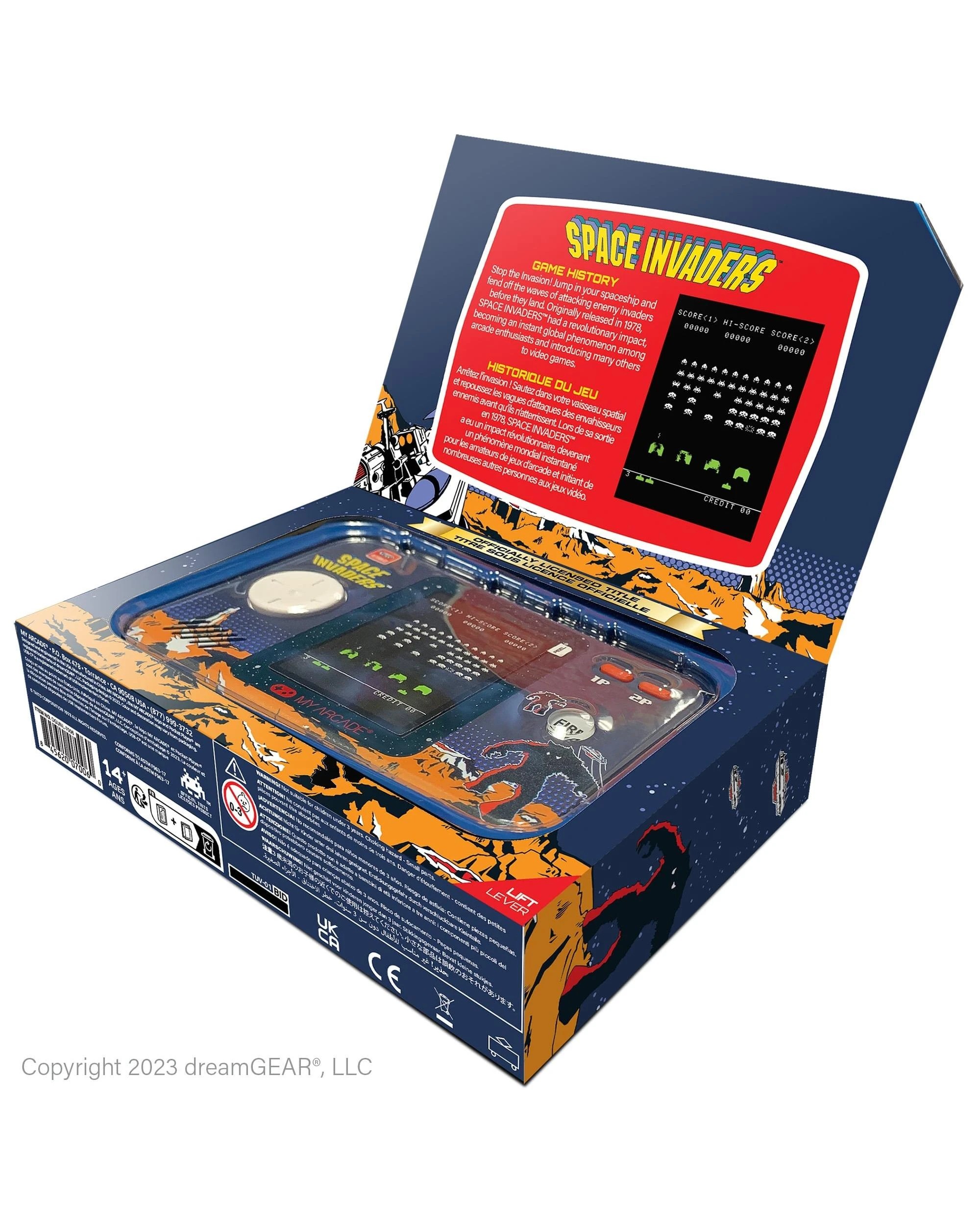 5 My Arcade Space Invaders Pocket Player Pro, 5 of 9