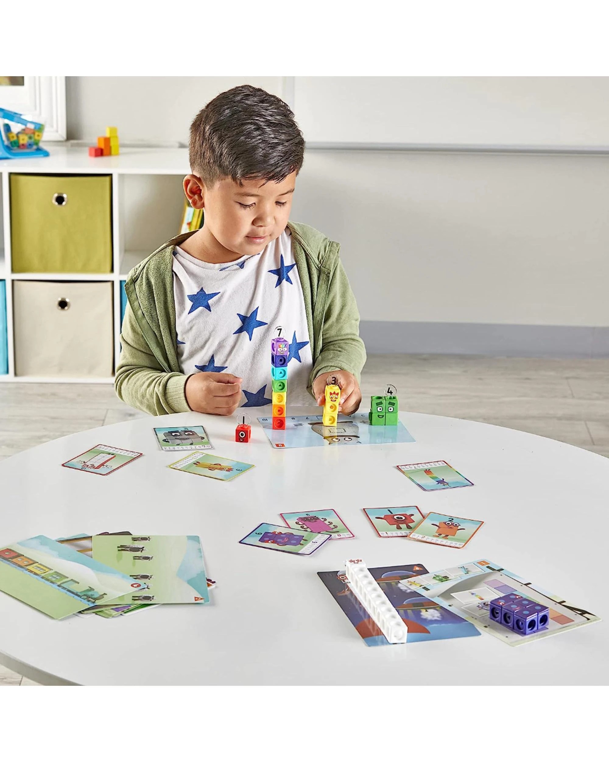 6 Mathlink Cubes Numberblocks 1-10 Activity Set, 6 of 6