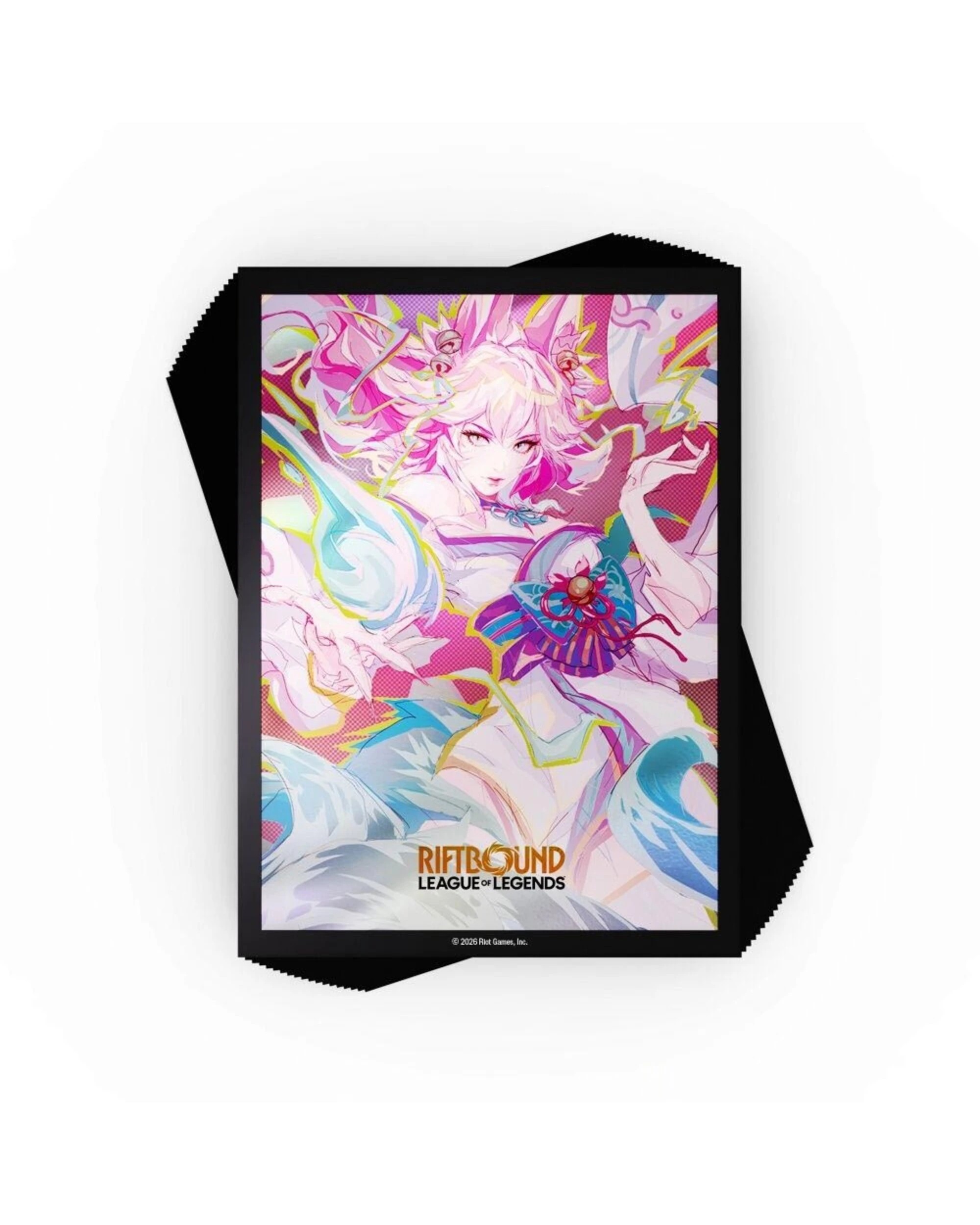 1 League of Legends - TCG - Riftbound Spiritforged Sleeves - Spirit Blossom Ahri, 1 of 1