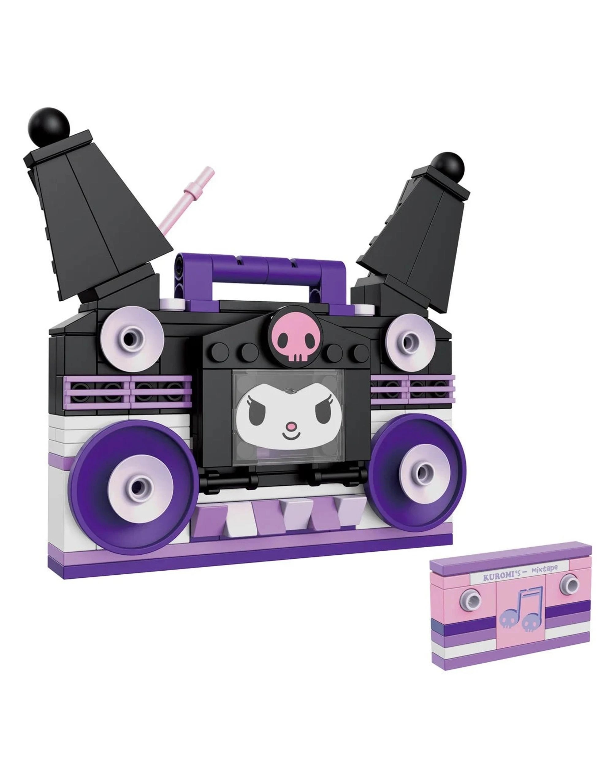 4 Brickcraft Hello Kitty and Friends Kuromi BoomBox Building Set 142 Pieces - Purple, 4 of 7