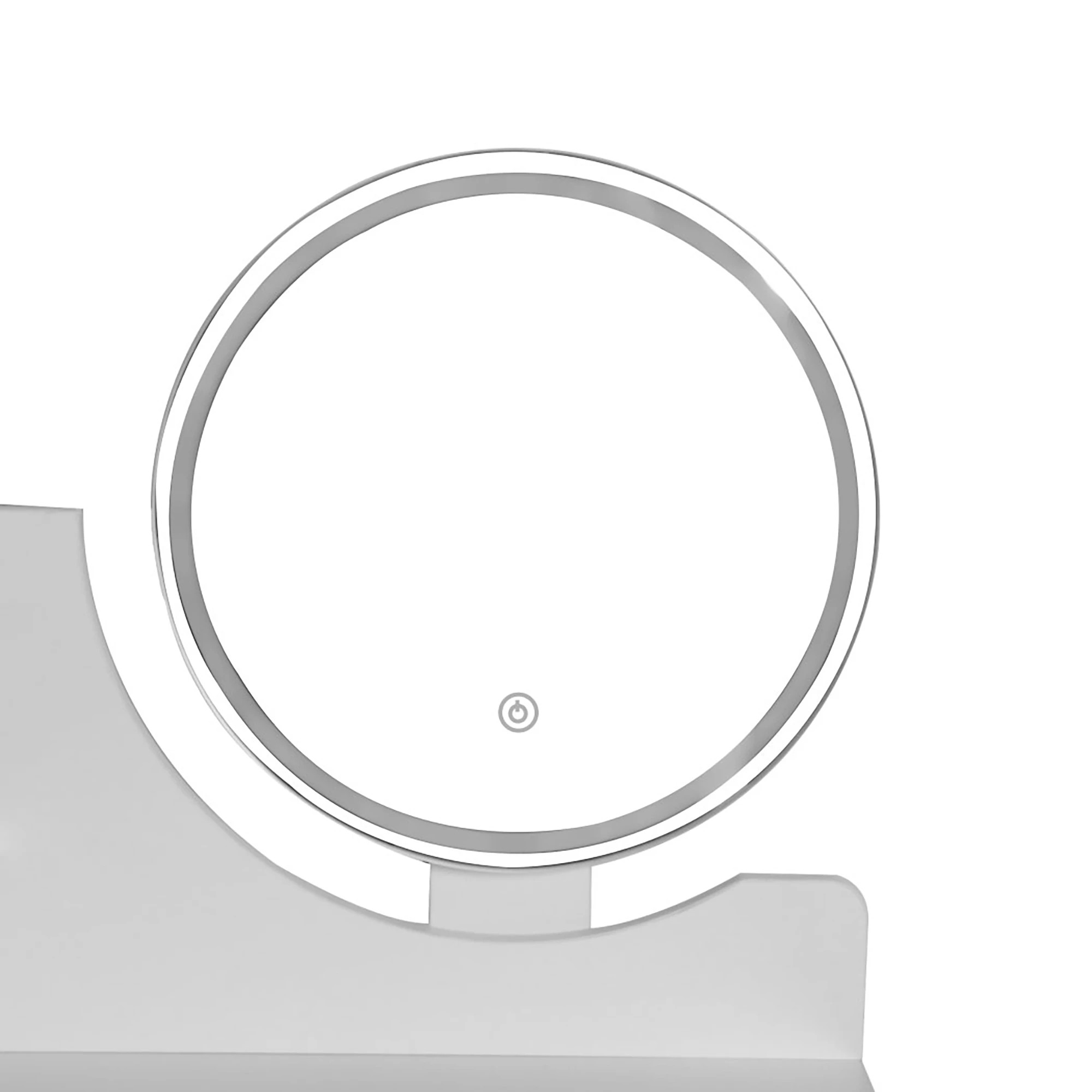 2 Levede Led Mirrordressing Table Set, 2 of 7