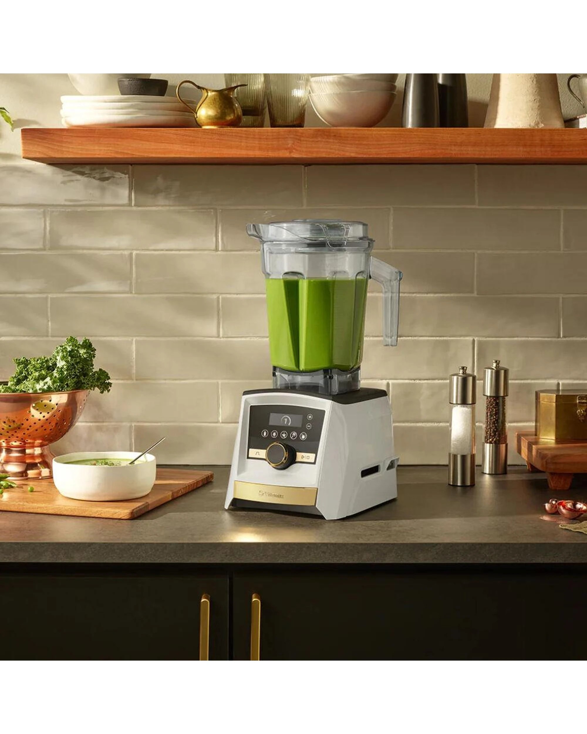 3 Vitamix A3500i Ascent Series Smart Blender White With Gold Trim, 3 of 3