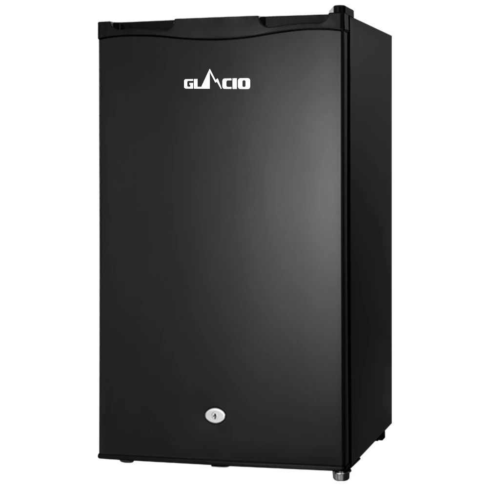 1 Glacio 95L Portable Fridge Freezer Bar Upright 12V/24V/240V Camping Caravan - Black, 1 of 6