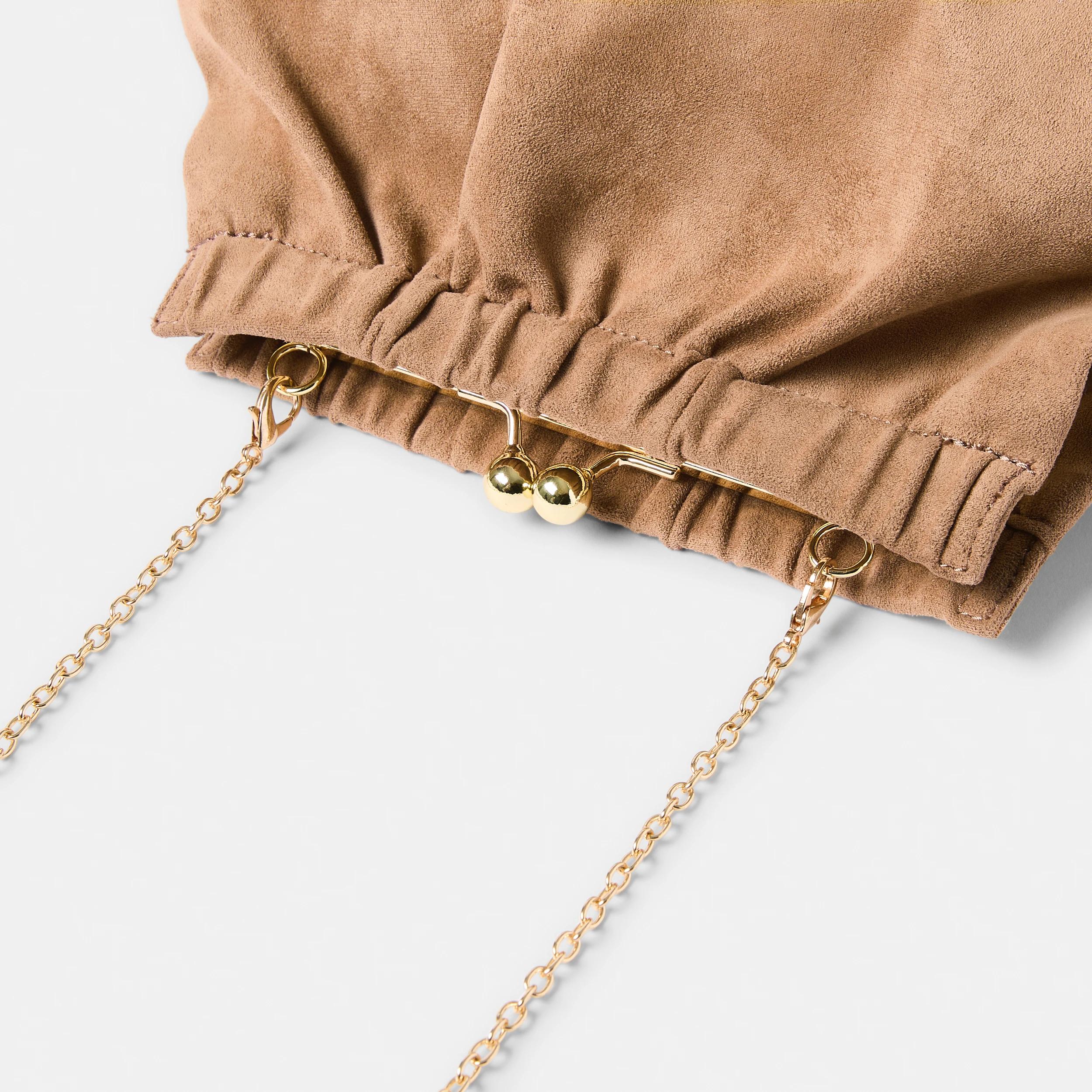 3 Kiss Lock Clutch Hzlt Latte, 3 of 5