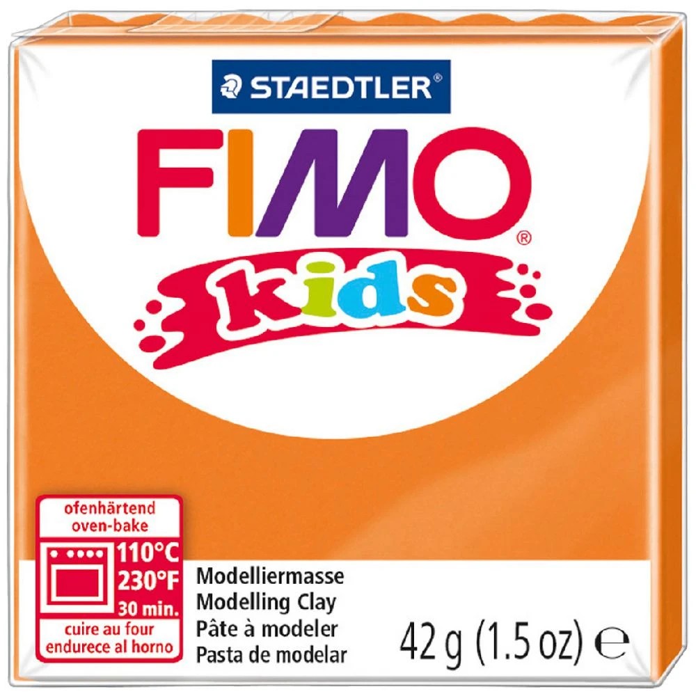 1 Staedtler FIMO Modelling Clay 42g Orange, 1 of 2