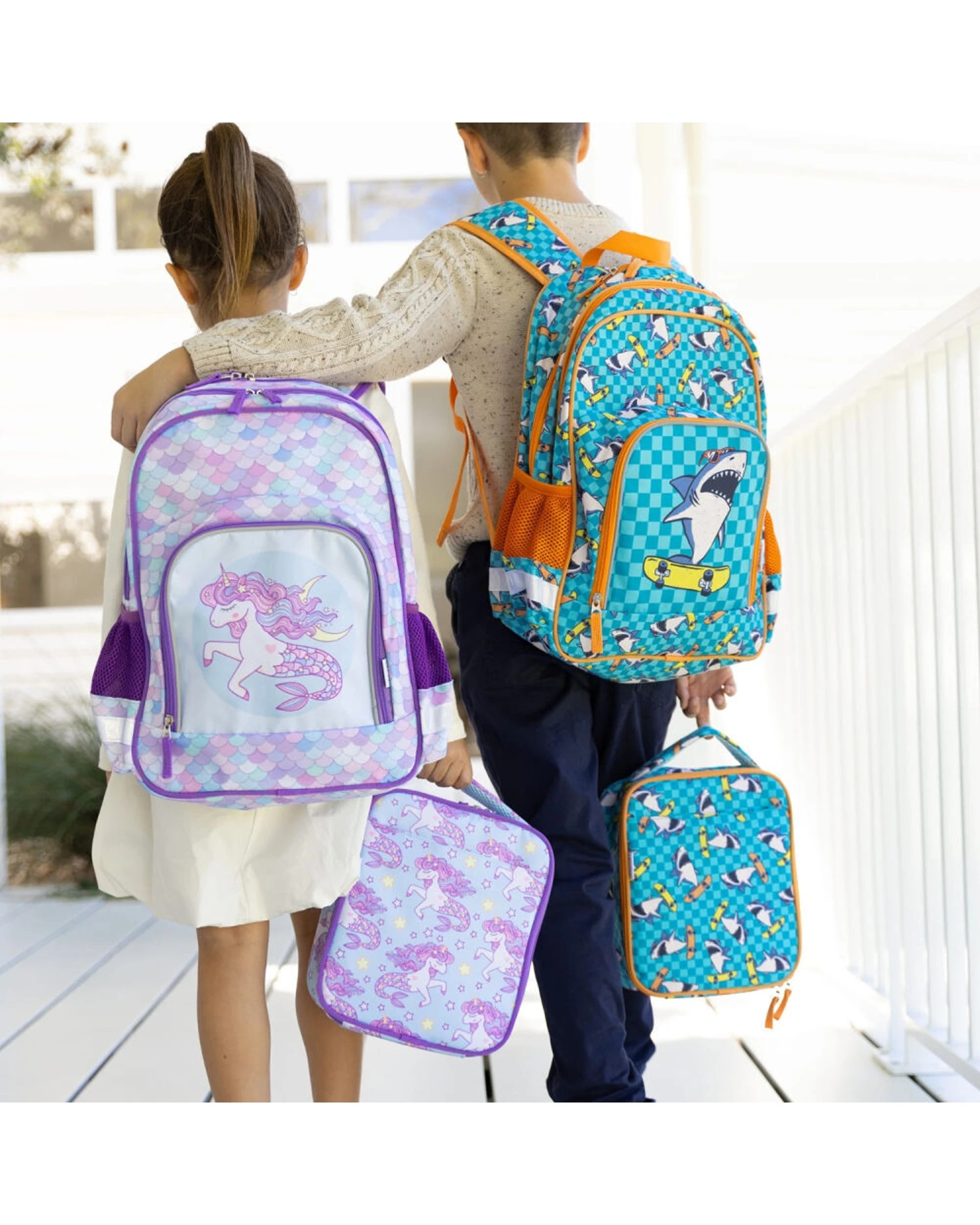 6 Splosh Out & About Mermicorn Backpack Kids Children School Bag Weatherproof Polyester 40x31cm - Purple, 6 of 6