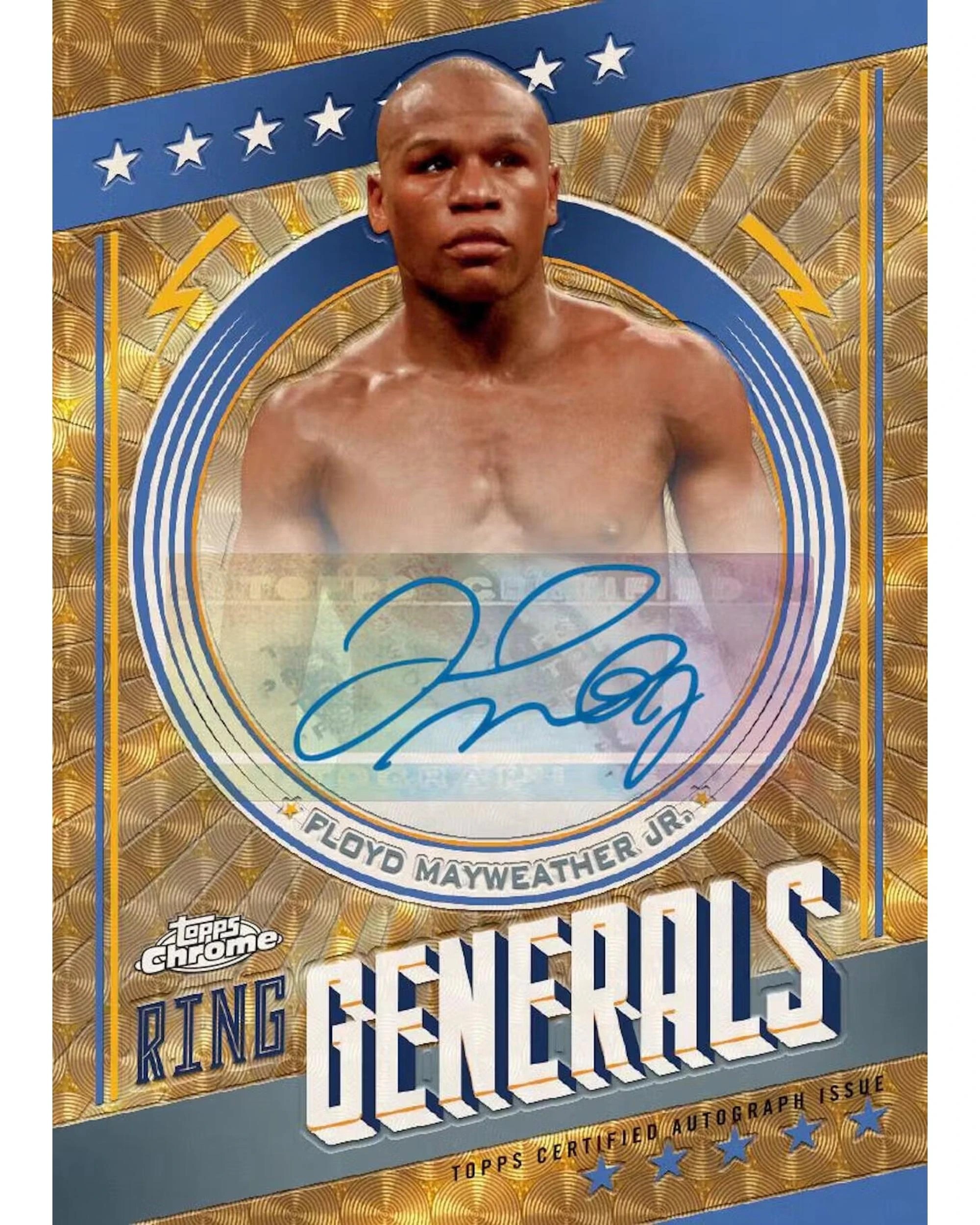 8 Topps 2024 Chrome Boxing Hobby Pack, 8 of 10