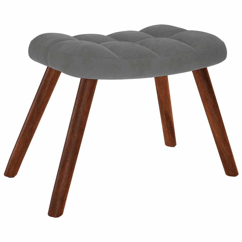 5 vidaXL rocking chair with stool - Grey, 5 of 9