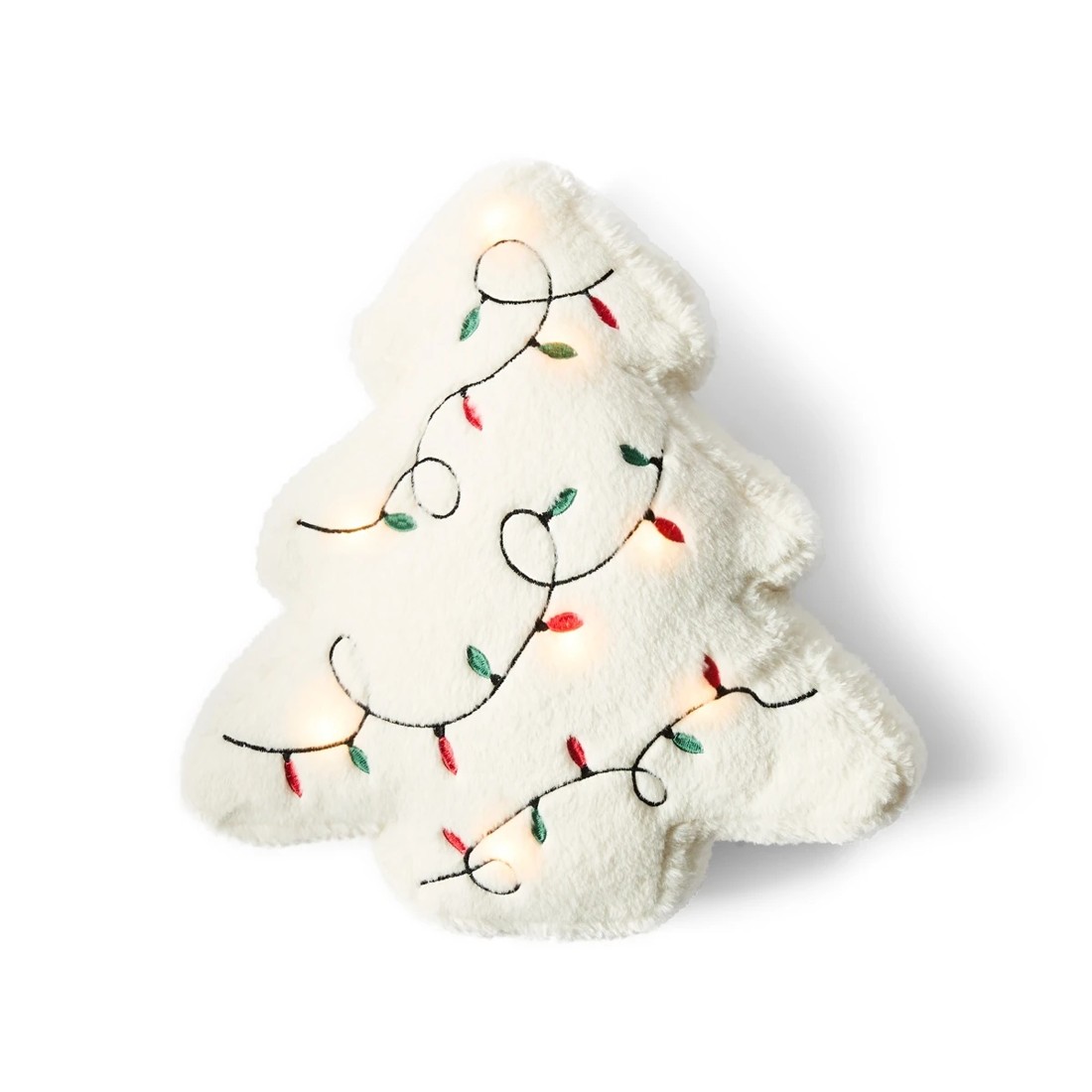 3 Light Up Christmas Tree Cushion, 3 of 6