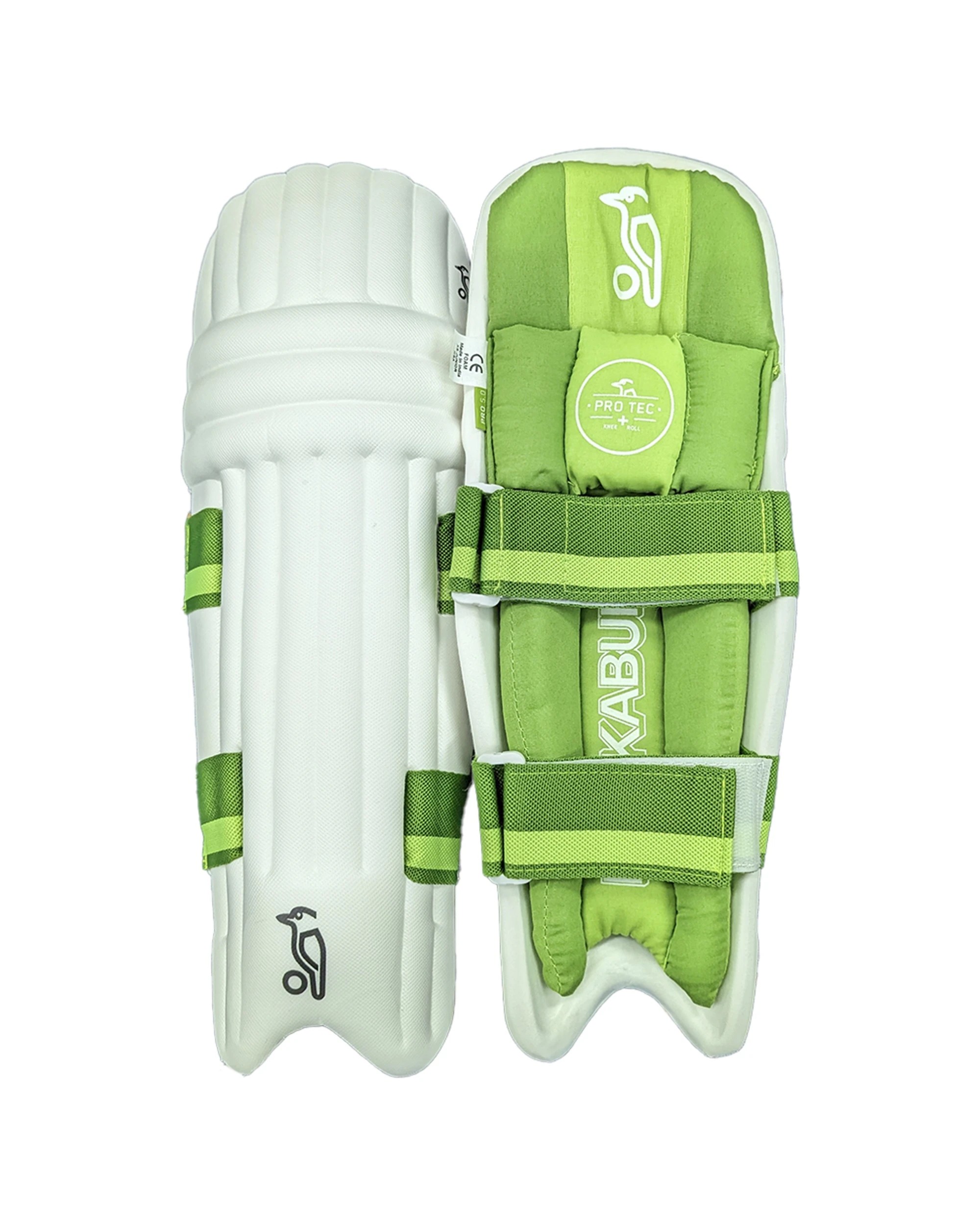 1 Kookaburra Kahuna Pro 5.0 Batting Leg Guards Pads Dual Wing Ambidextrous Junior - Multi, 1 of 2