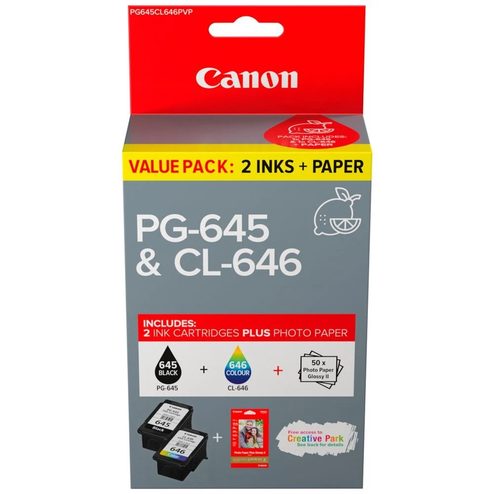 1 Canon Ink Cartridge Photo Value Pack PG645CL646PVP, 1 of 5