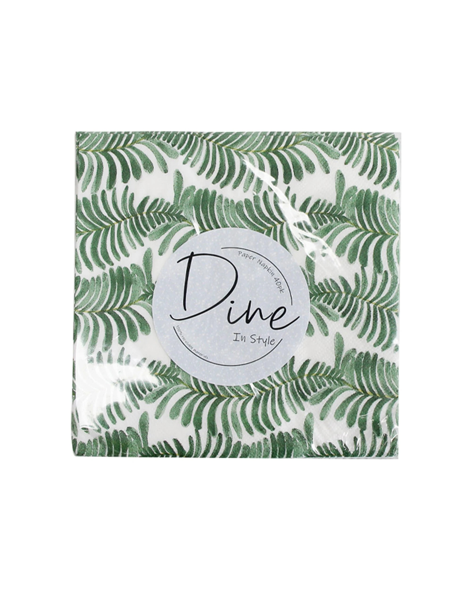 1 Lvd 40pc Paper Napkin Tropic 33cm Square Disposable Napkins For Party Decor And Tableware
 - Green, 1 of 3
