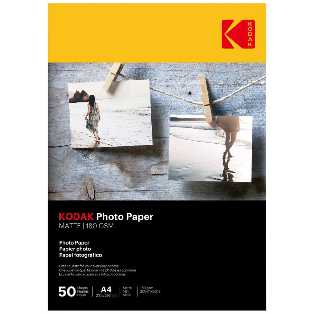 1 Kodak A4 Matte Premium Photo Paper 50 Pack, 1 of 3