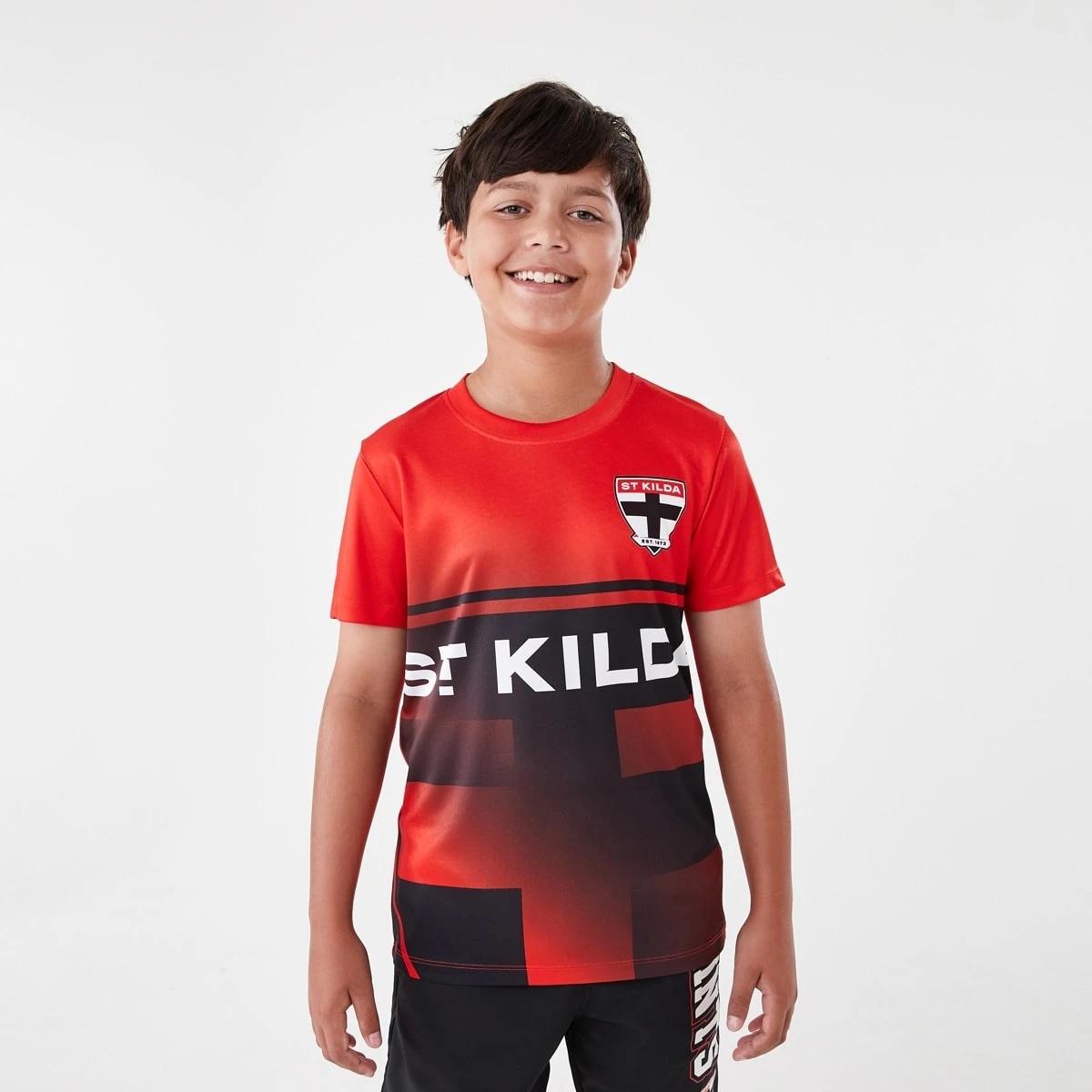 3 Official AFL Kids Training T-shirt St Kilda, 3 of 10