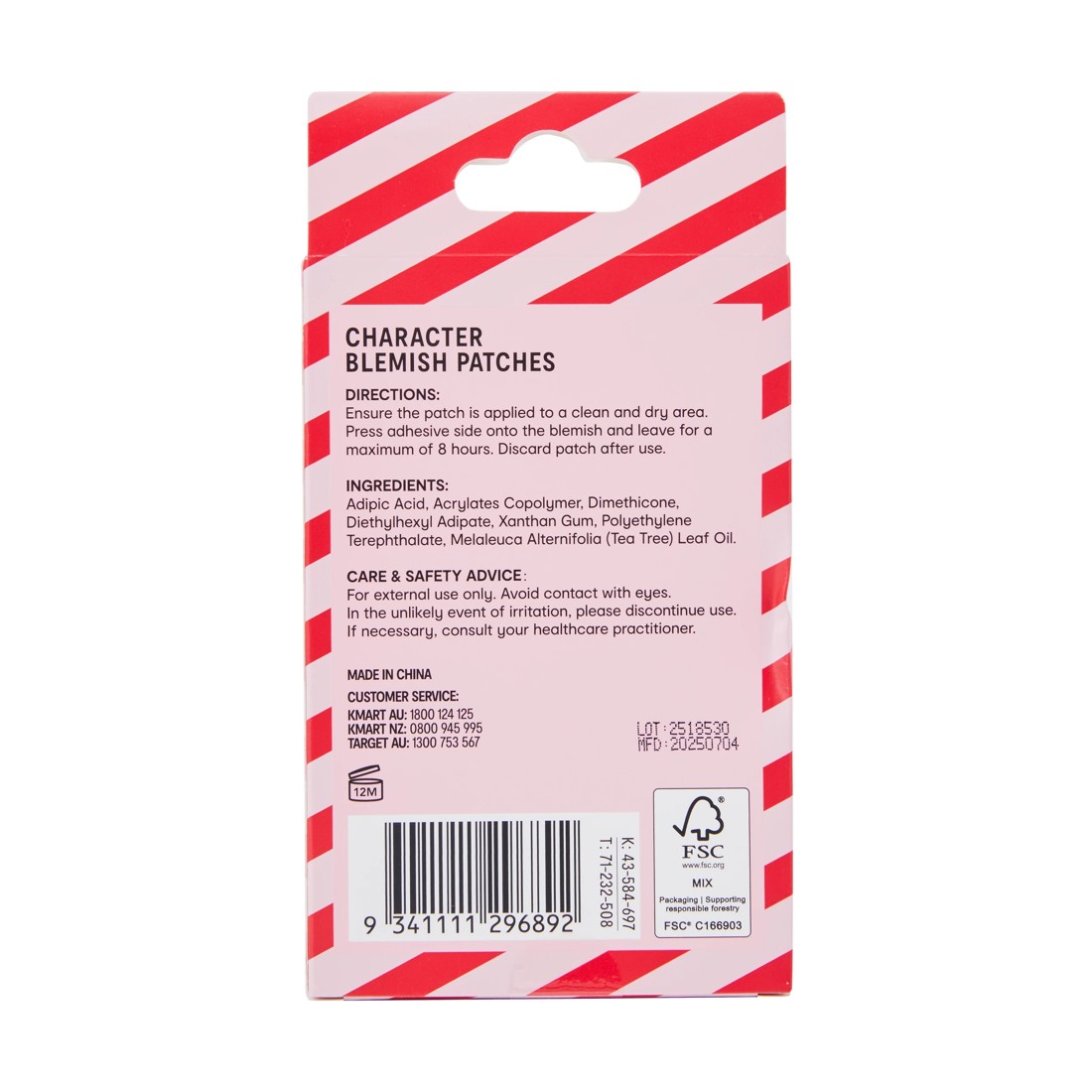 3 OXX Skincare 20 Piece Blemish Patches - Tea Tree, 3 of 3