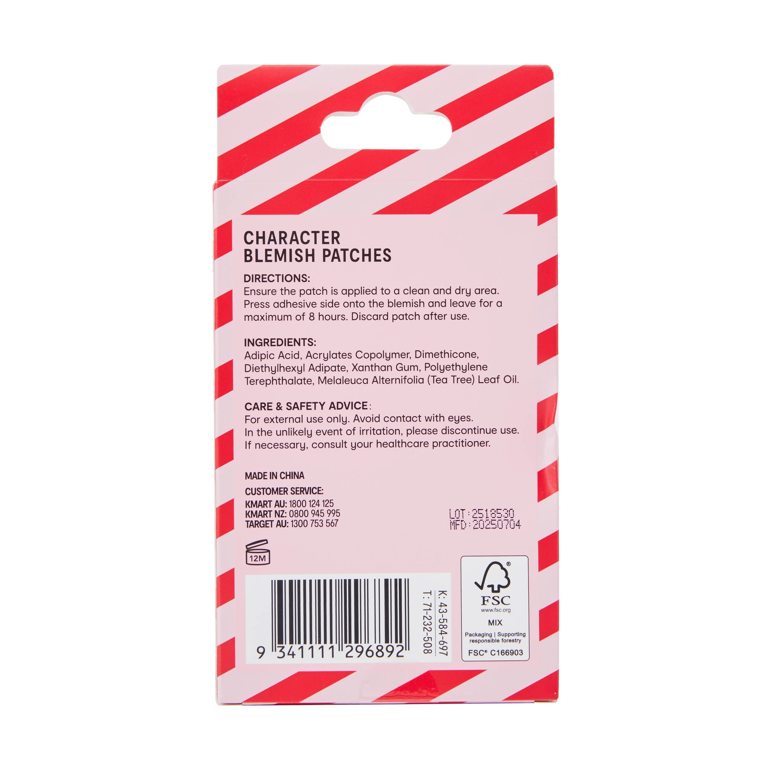 3 OXX Skincare 20 Piece Blemish Patches - Tea Tree, 3 of 3