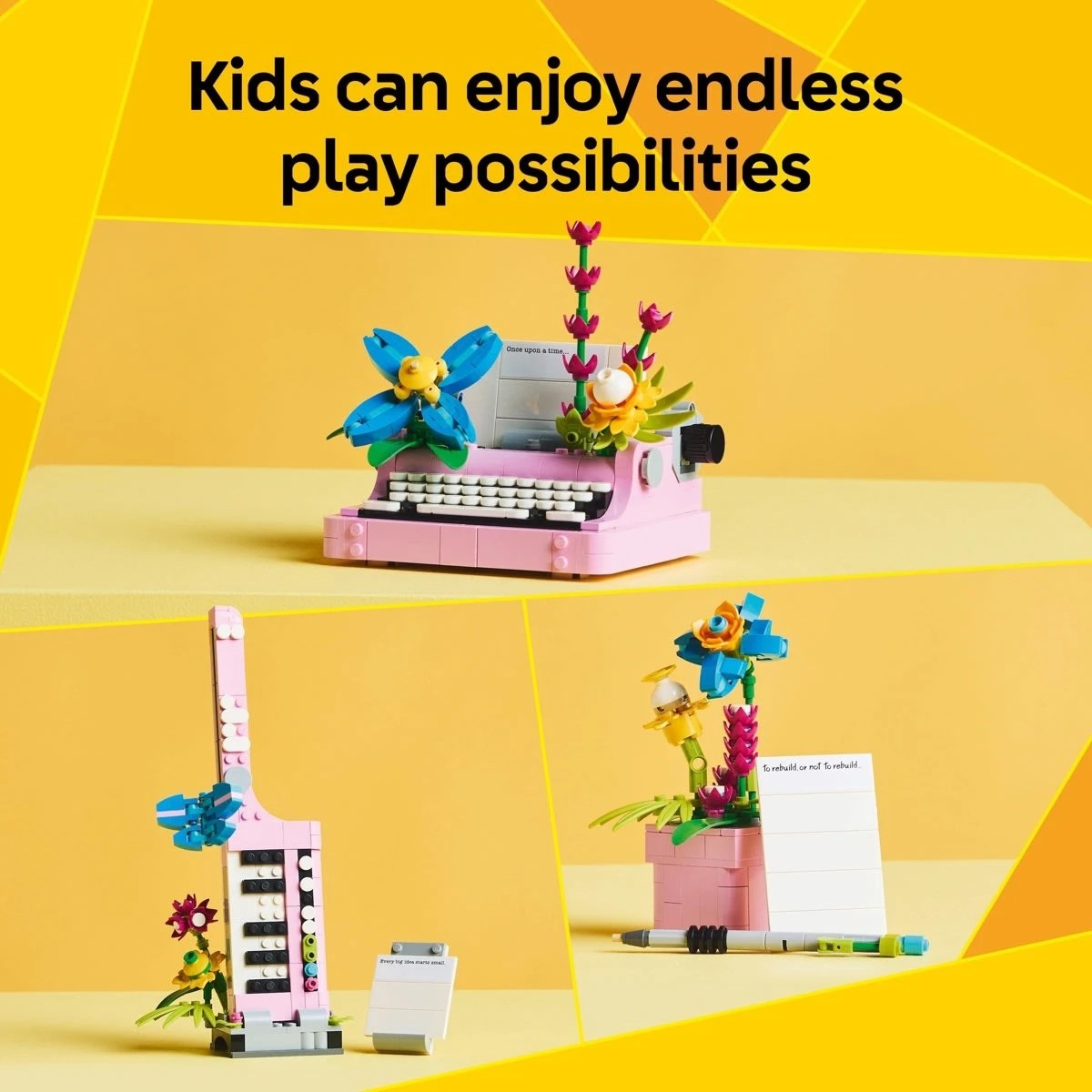 5 LEGO Creator Typewriter with Flowers 31169, 5 of 9
