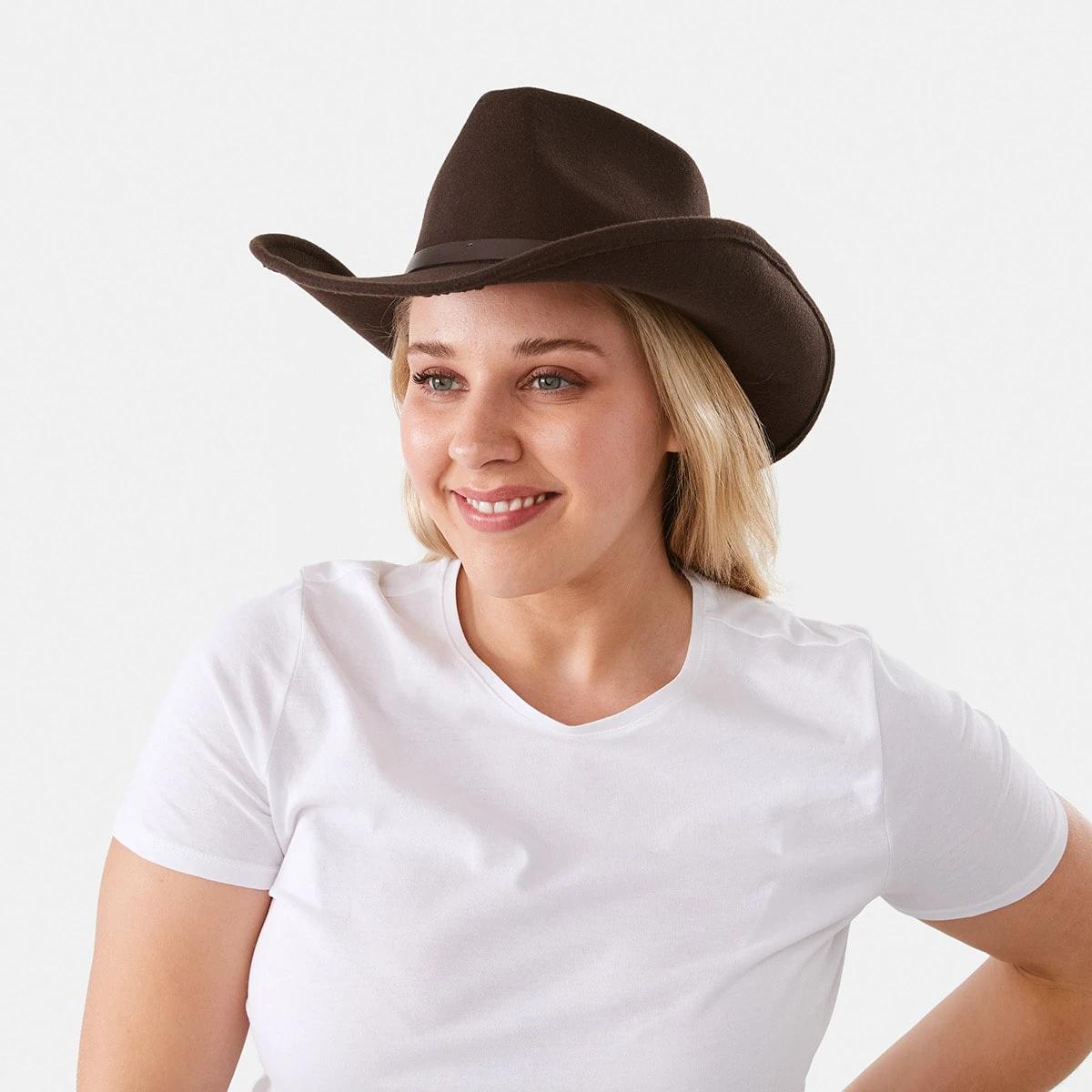 3 Trim Cowboy Hat Chocolate, 3 of 4