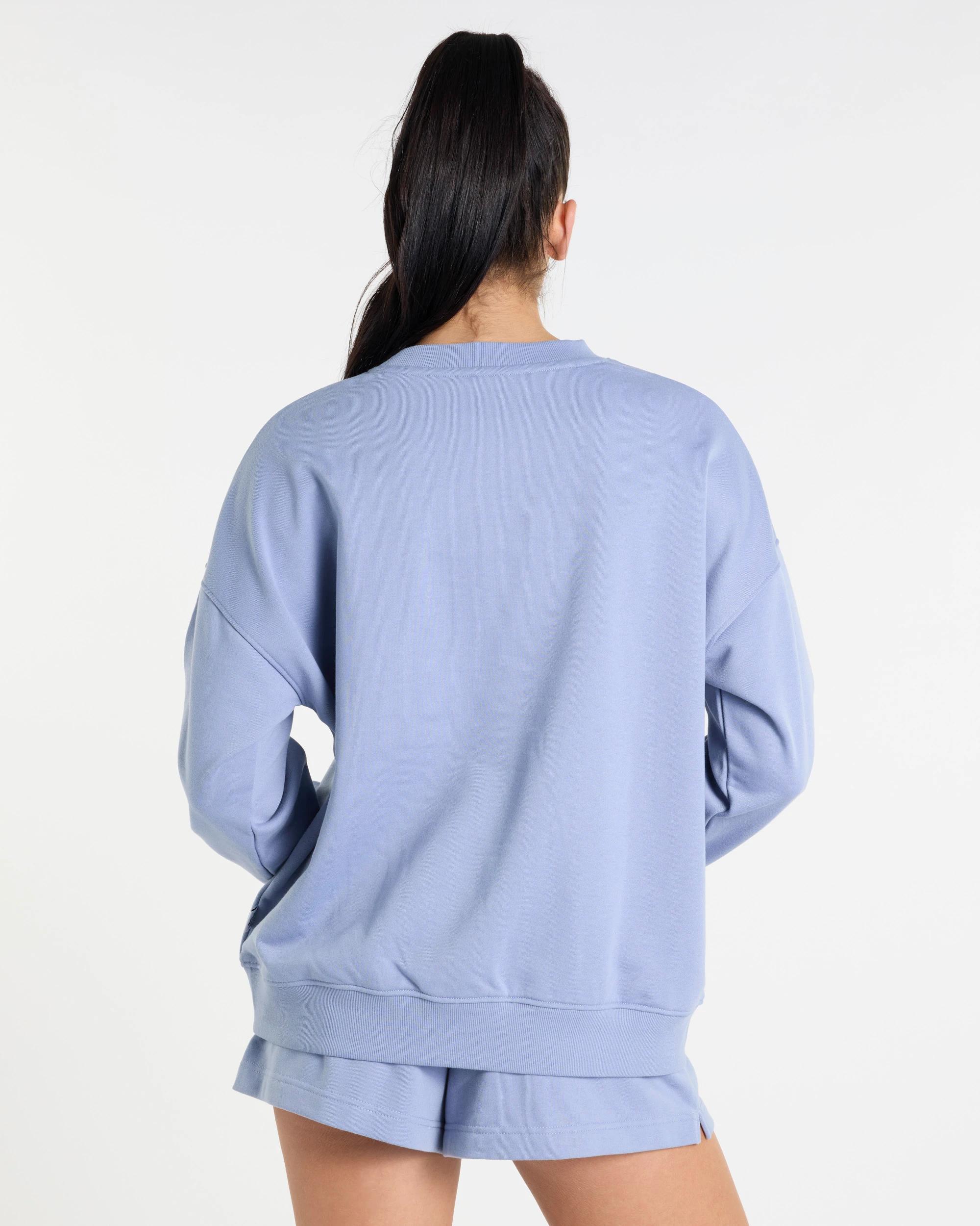 3 Boxy Heritage Sweat Jumper - Lonsdale London BLUE, 3 of 5