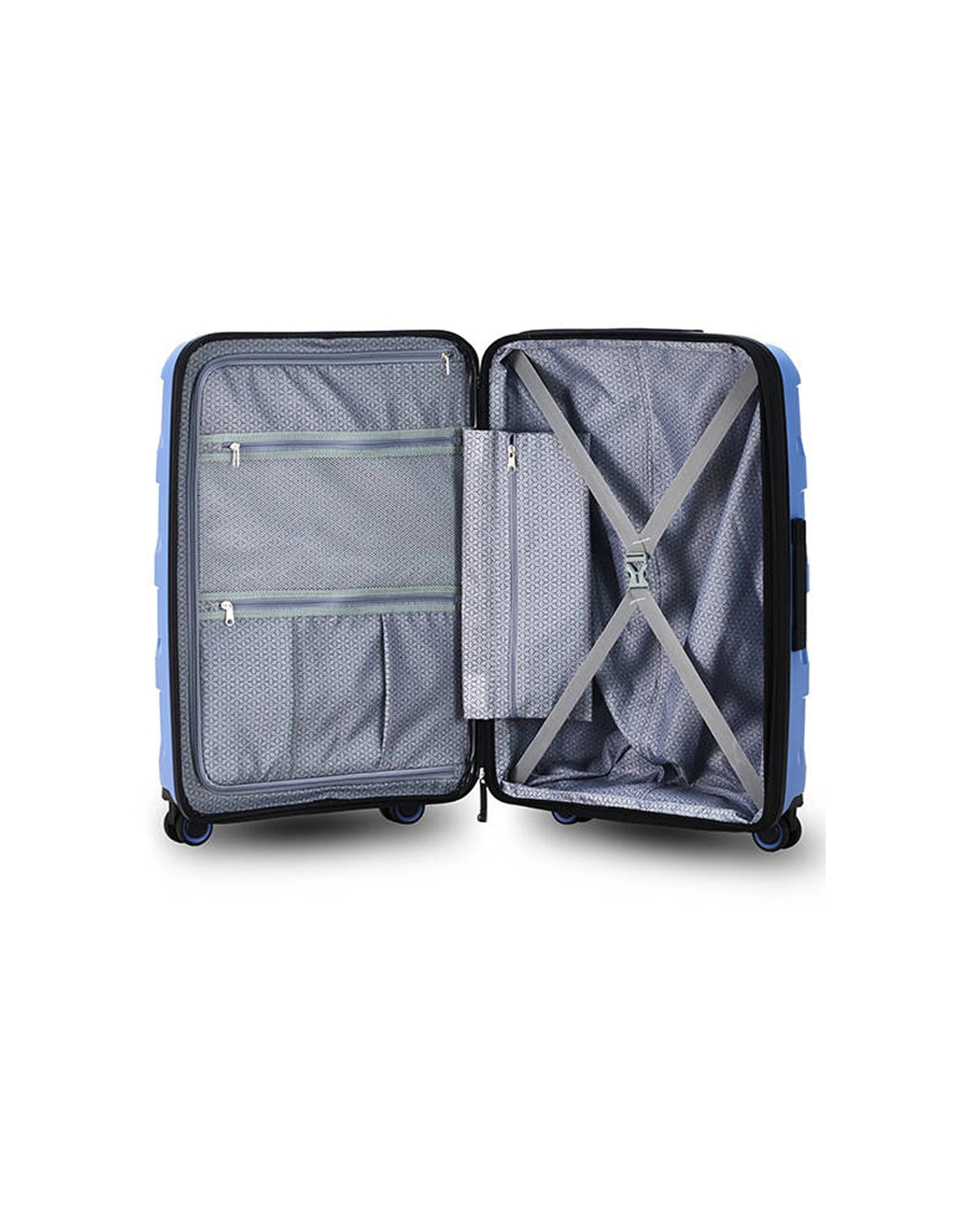 3 Tosca Comet Pp 29" Suitcase Luggage Trolley - Blue, 3 of 4